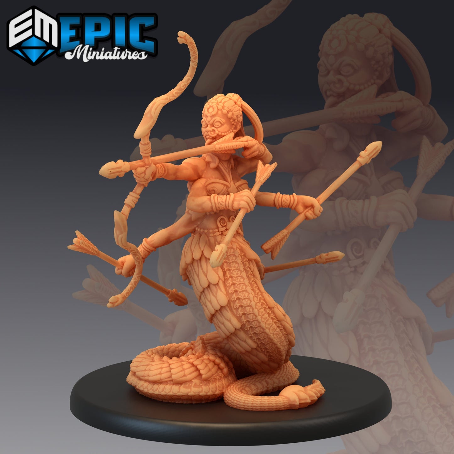 Marilith (3 Variants Available) - Epic Miniatures