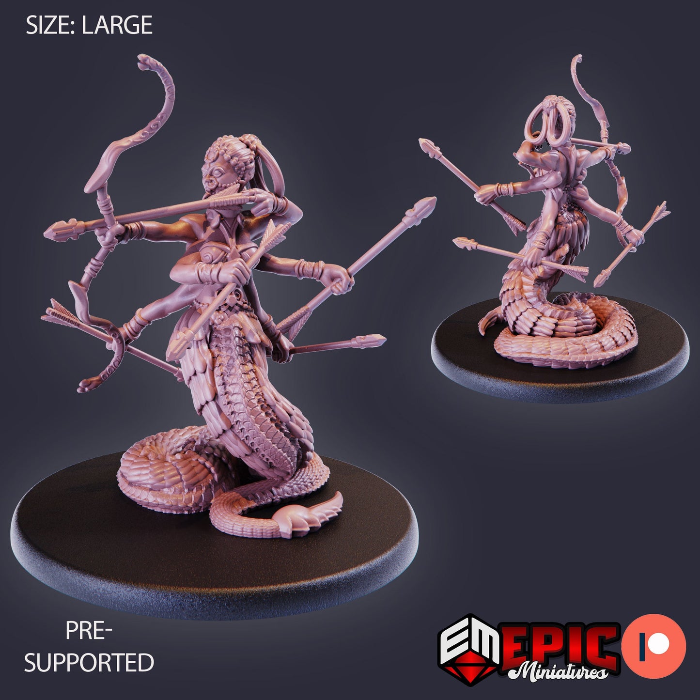 Marilith (3 Variants Available) - Epic Miniatures