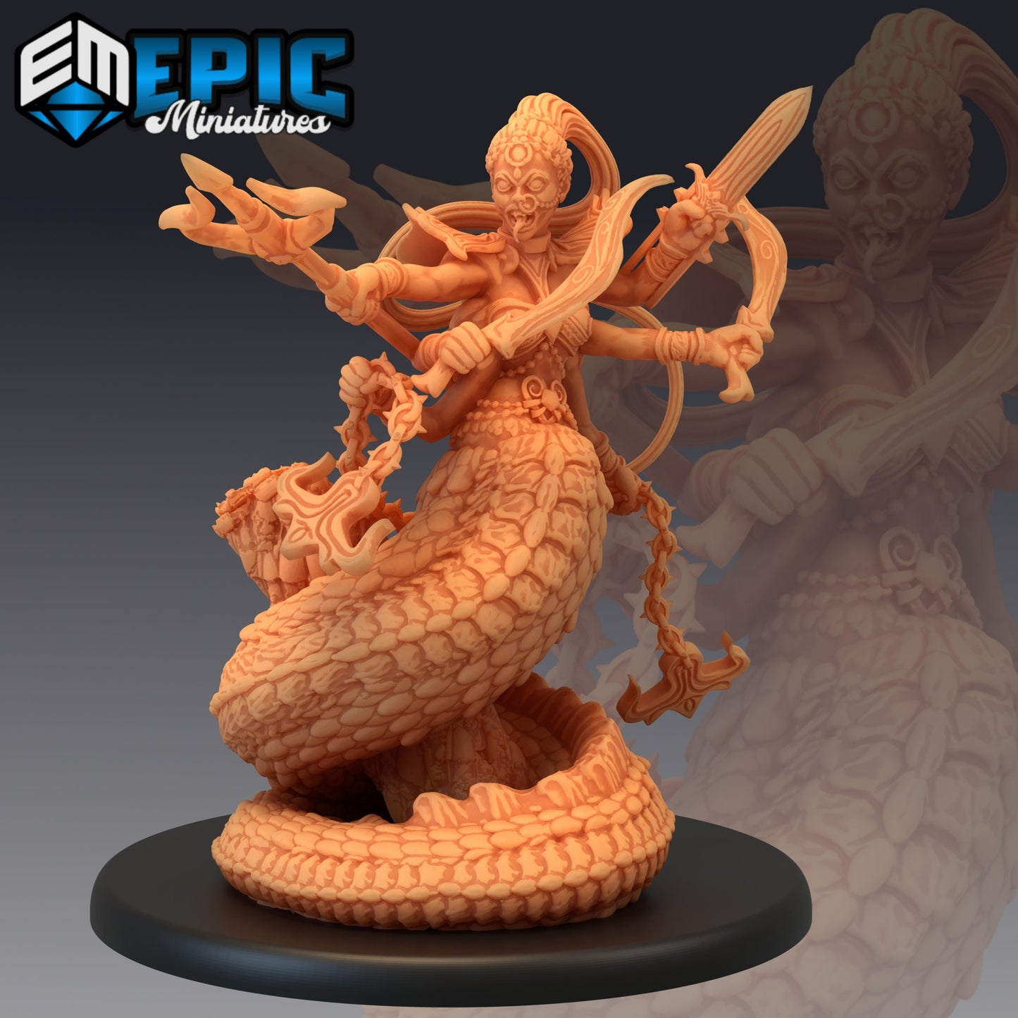Marilith (3 Variants Available) - Epic Miniatures