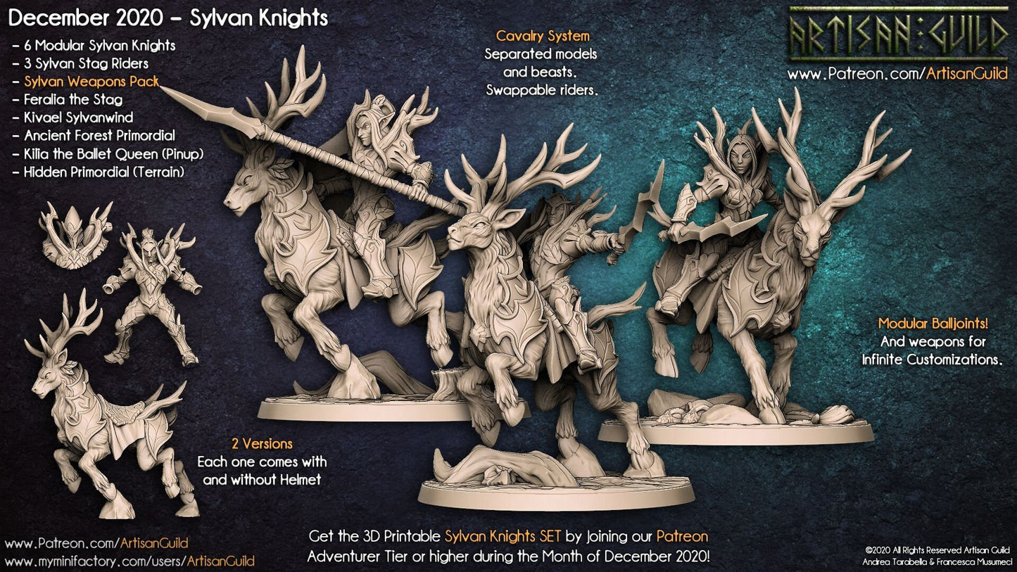 Sylvan Stag Riders - Helmets (3 Variants Available) - Artisan Guild