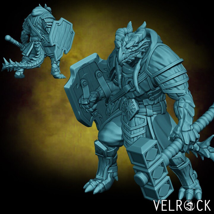 Male Dragonfolk Set 4 (6 Variants Available) - Velrock