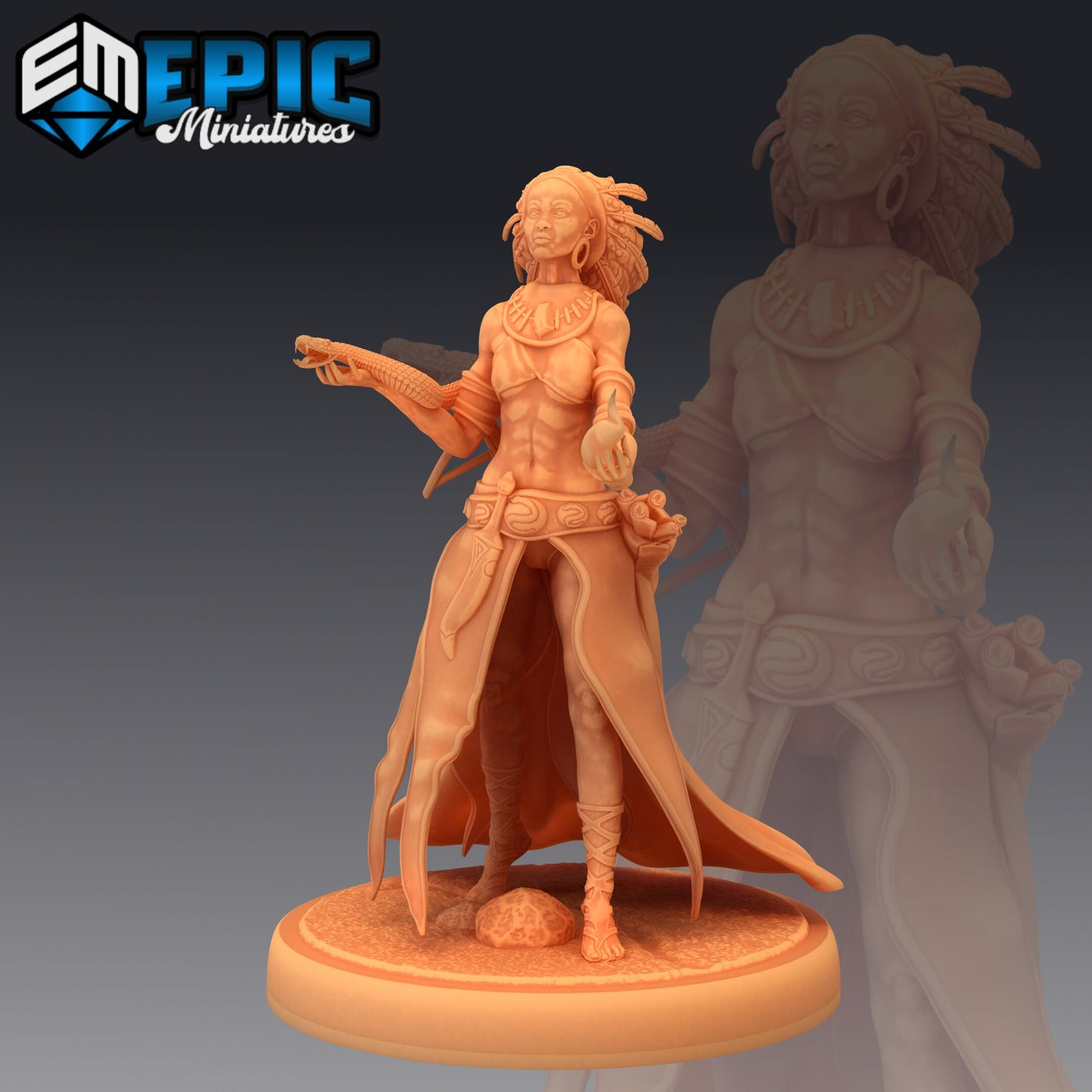 Snake Witch (3 Variants Available) - Epic Miniatures