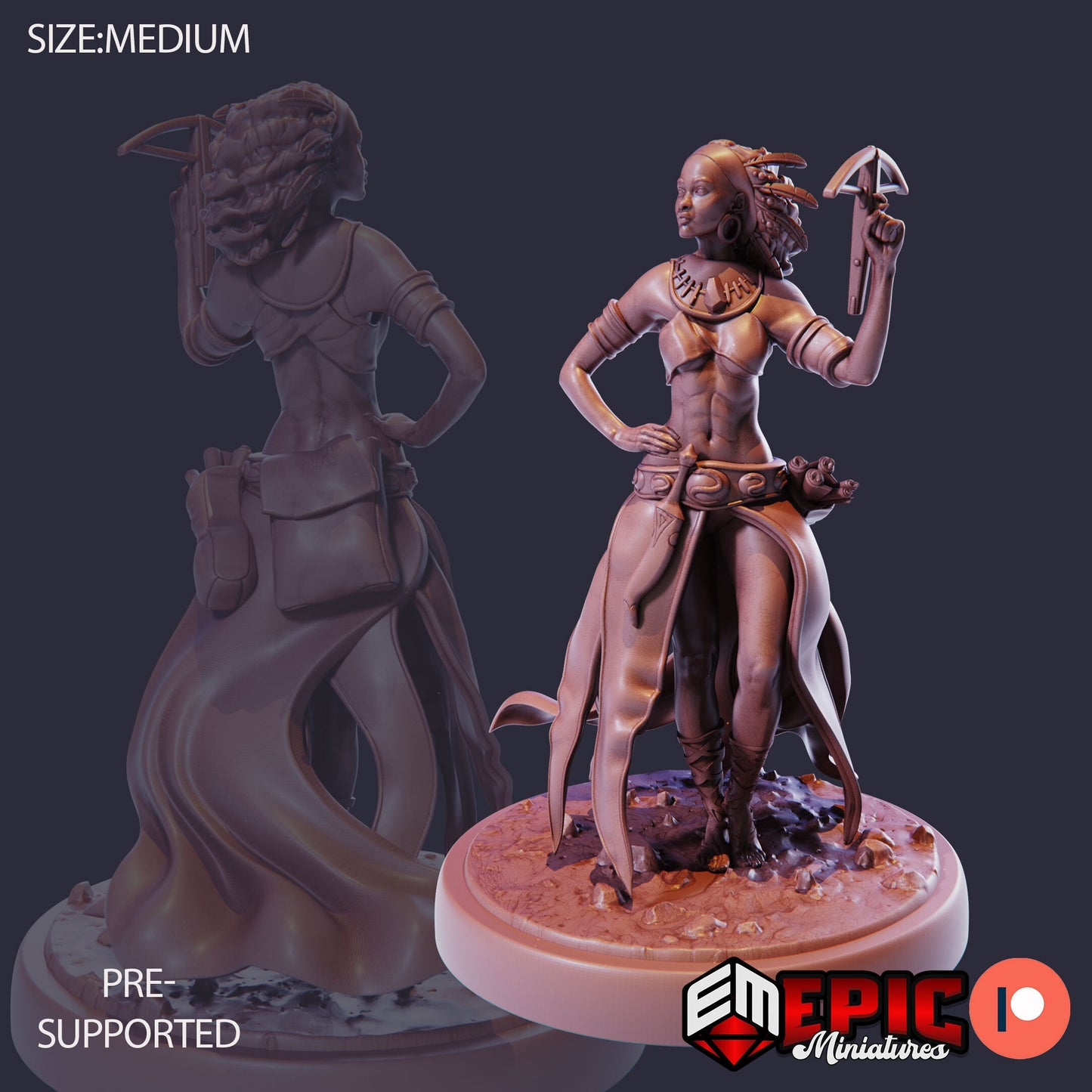 Snake Witch (3 Variants Available) - Epic Miniatures