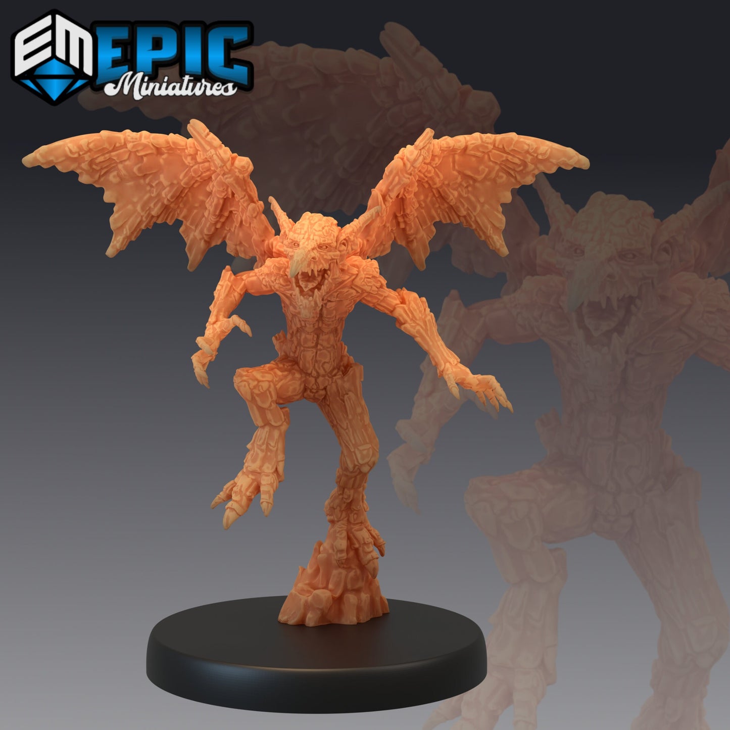 Earth Mephit (2 Variants Available) - Epic Miniatures