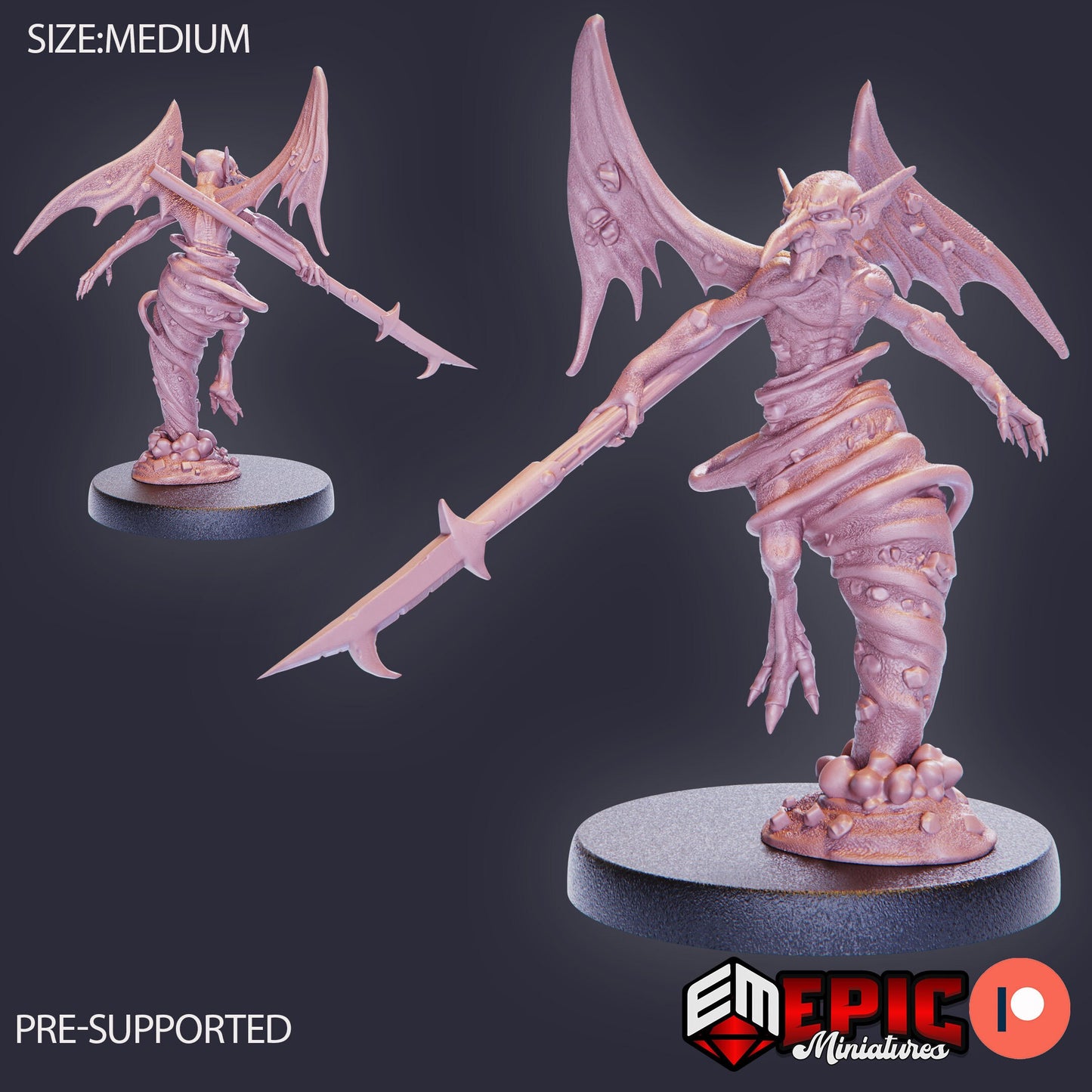 Sand Mephit (2 Variants Available) - Epic Miniatures