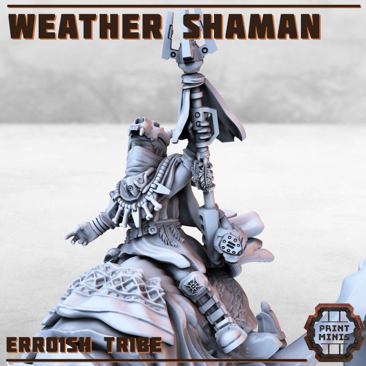 Weather Shaman - Erroish Tribe - Print Minis