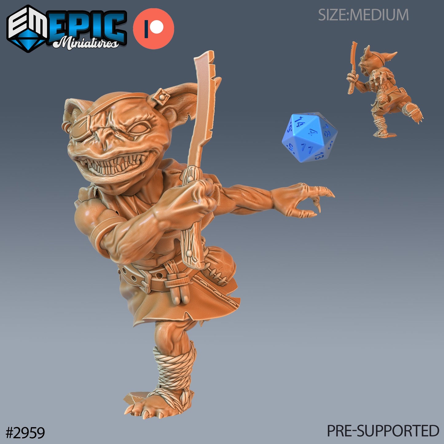 Goblin Warriors (3 Variants Available) - Epic Miniatures