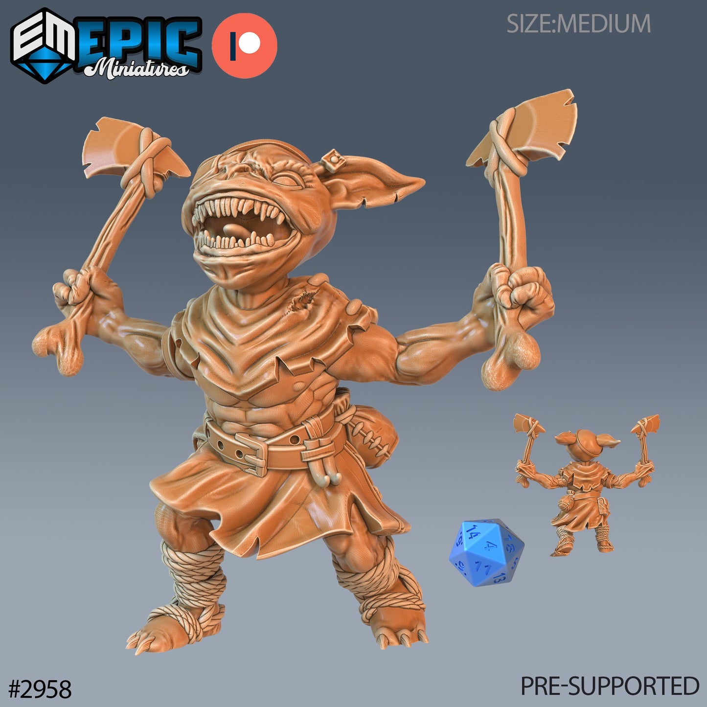 Goblin Warriors (3 Variants Available) - Epic Miniatures