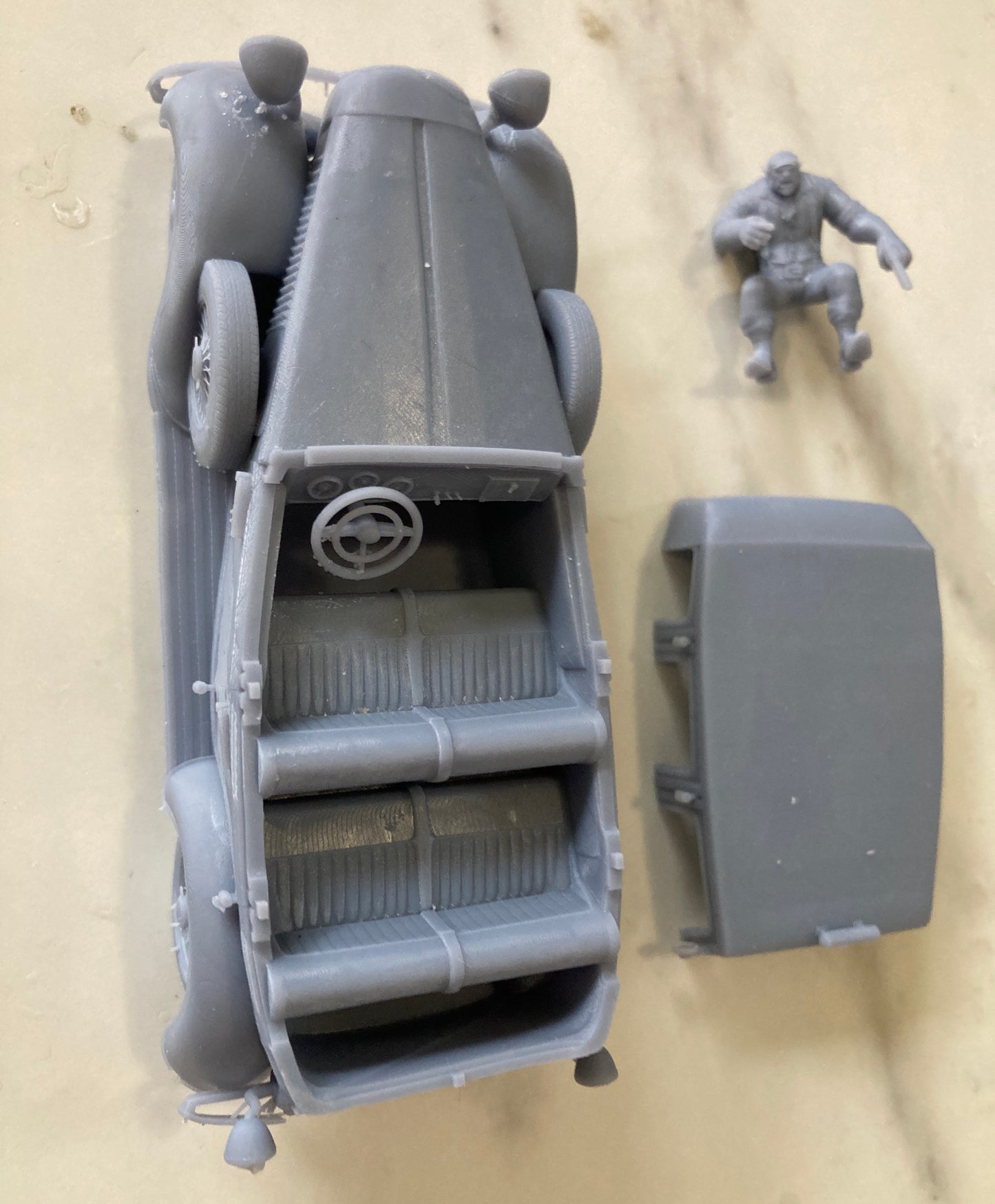 Taxi and Orc Driver (2 Variants Available) - Epic Miniatures