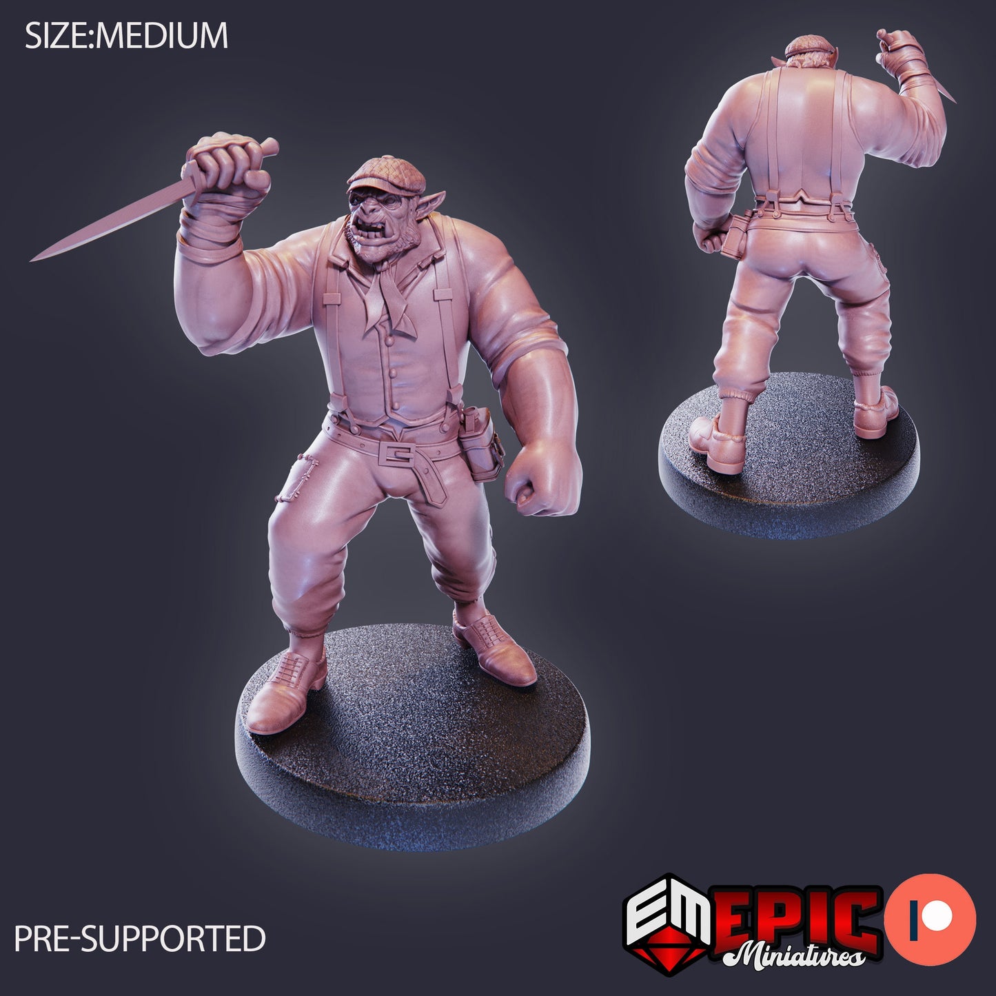 Orc Henchman (4 Variants Available) - Epic Miniatures