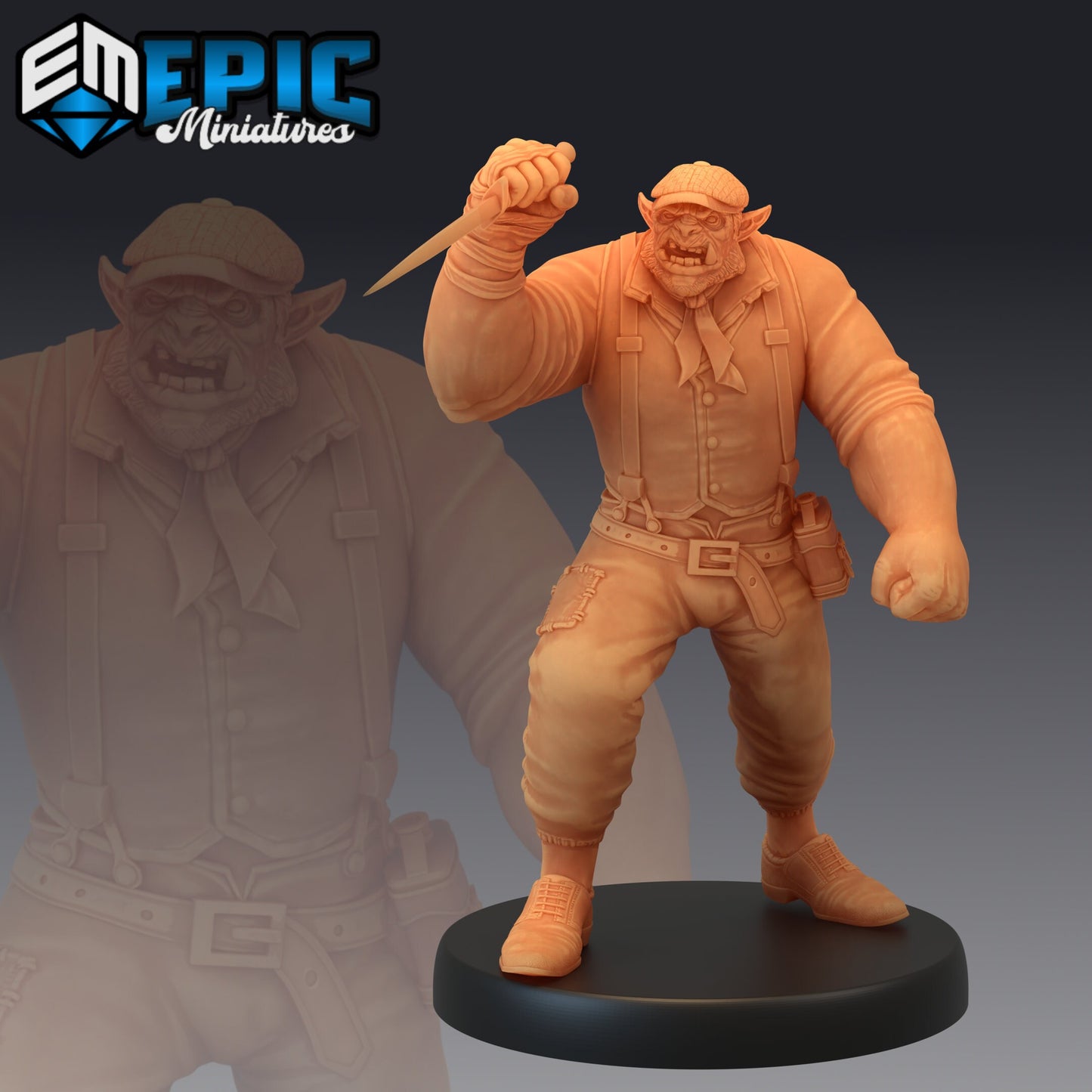 Orc Henchman (4 Variants Available) - Epic Miniatures