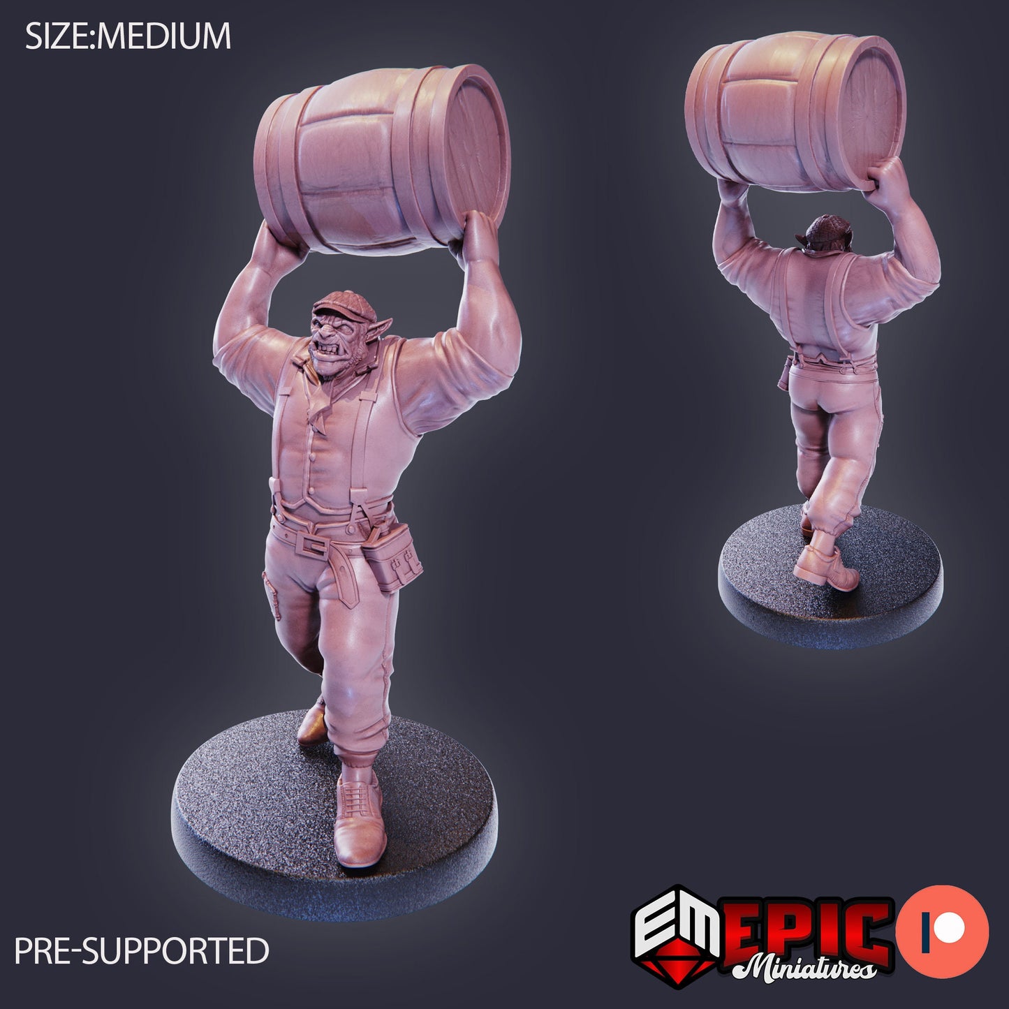 Orc Henchman (4 Variants Available) - Epic Miniatures