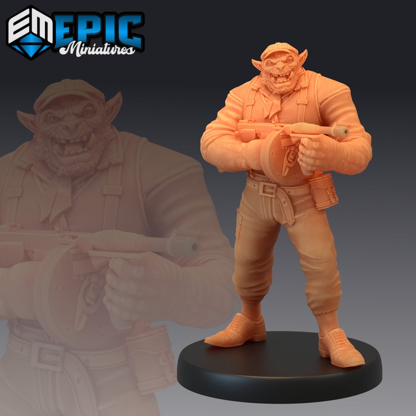 Orc Henchman (4 Variants Available) - Epic Miniatures
