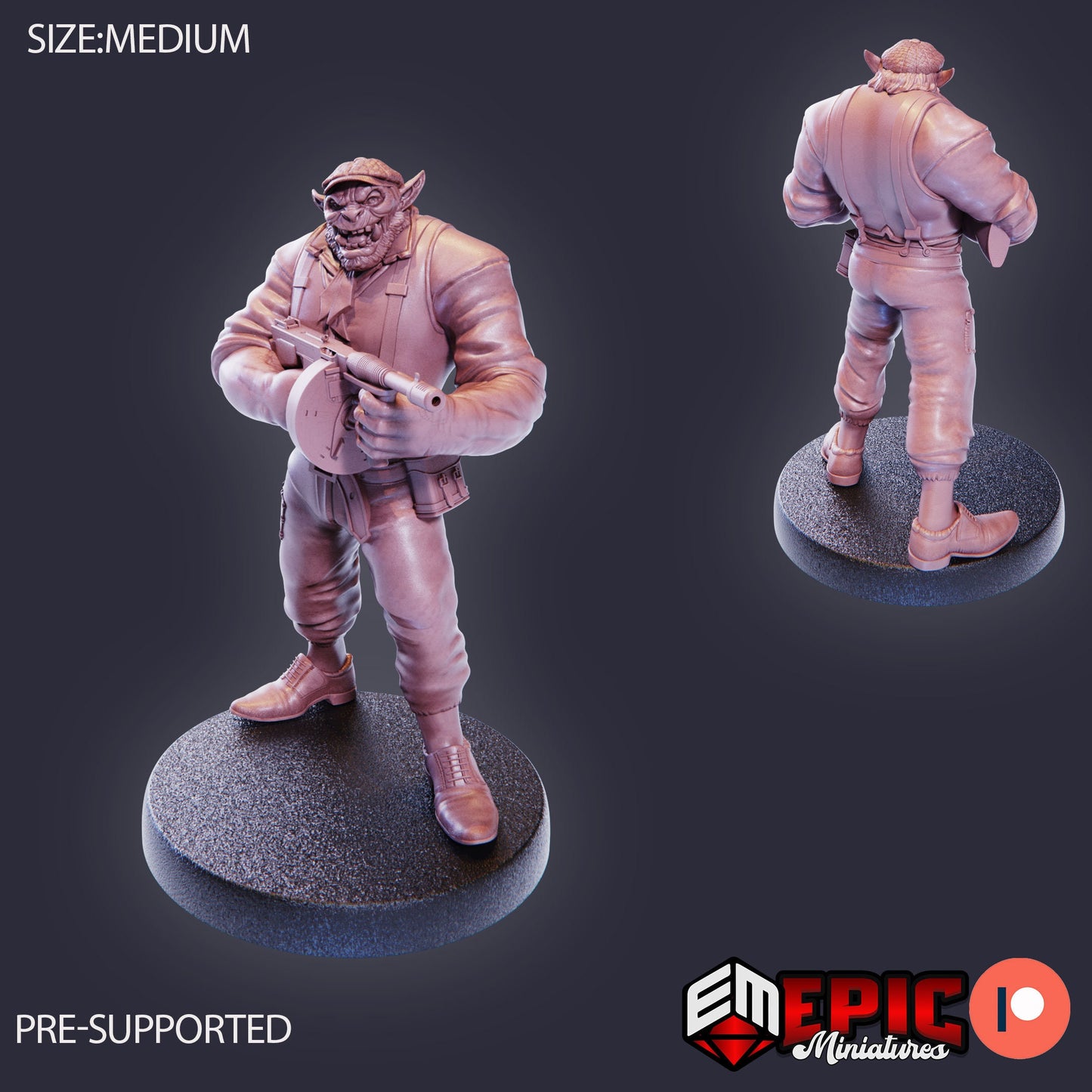 Orc Henchman (4 Variants Available) - Epic Miniatures