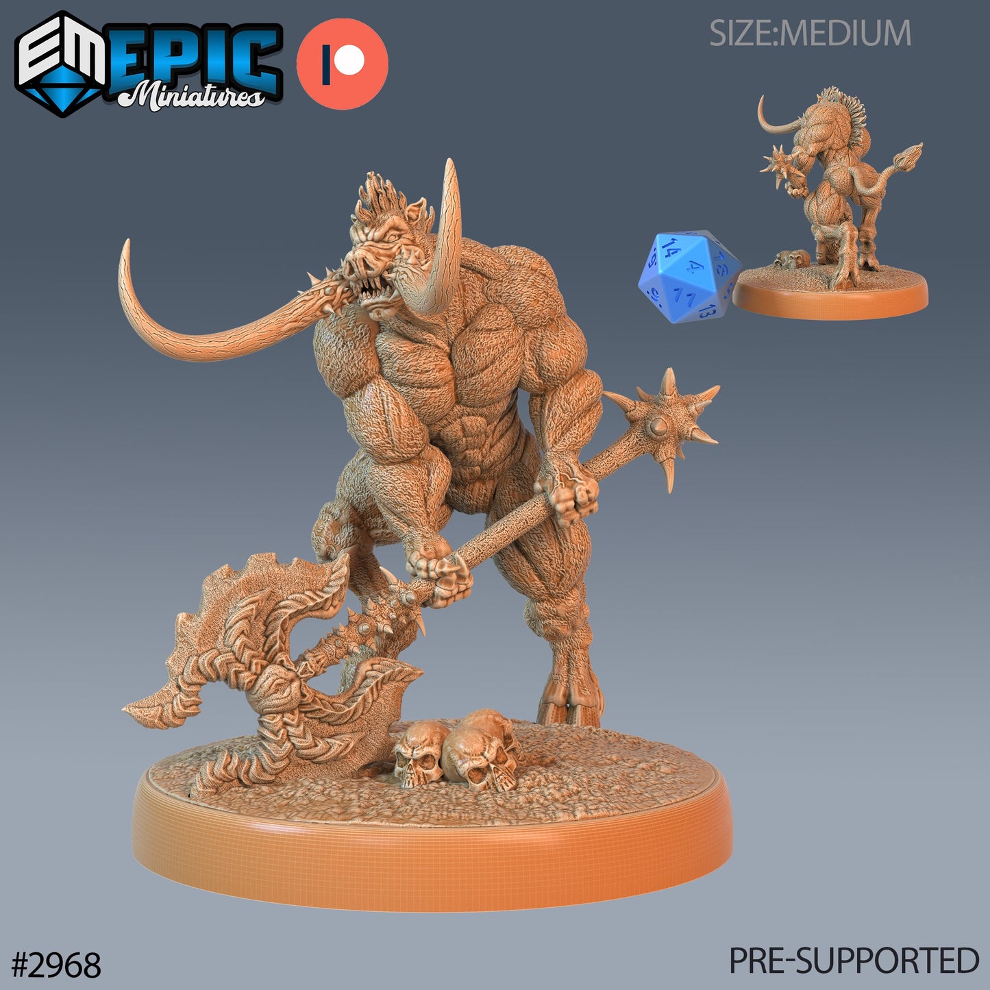 Wereboar (3 Variants Available) - Epic Miniatures