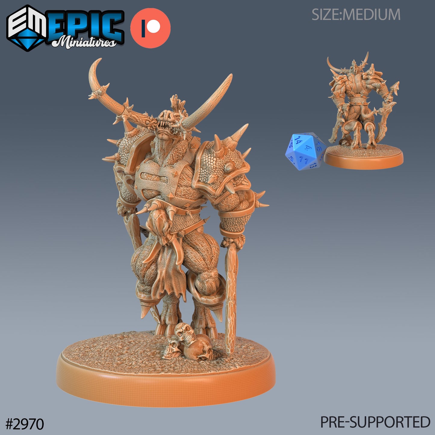 Wereboar (3 Variants Available) - Epic Miniatures