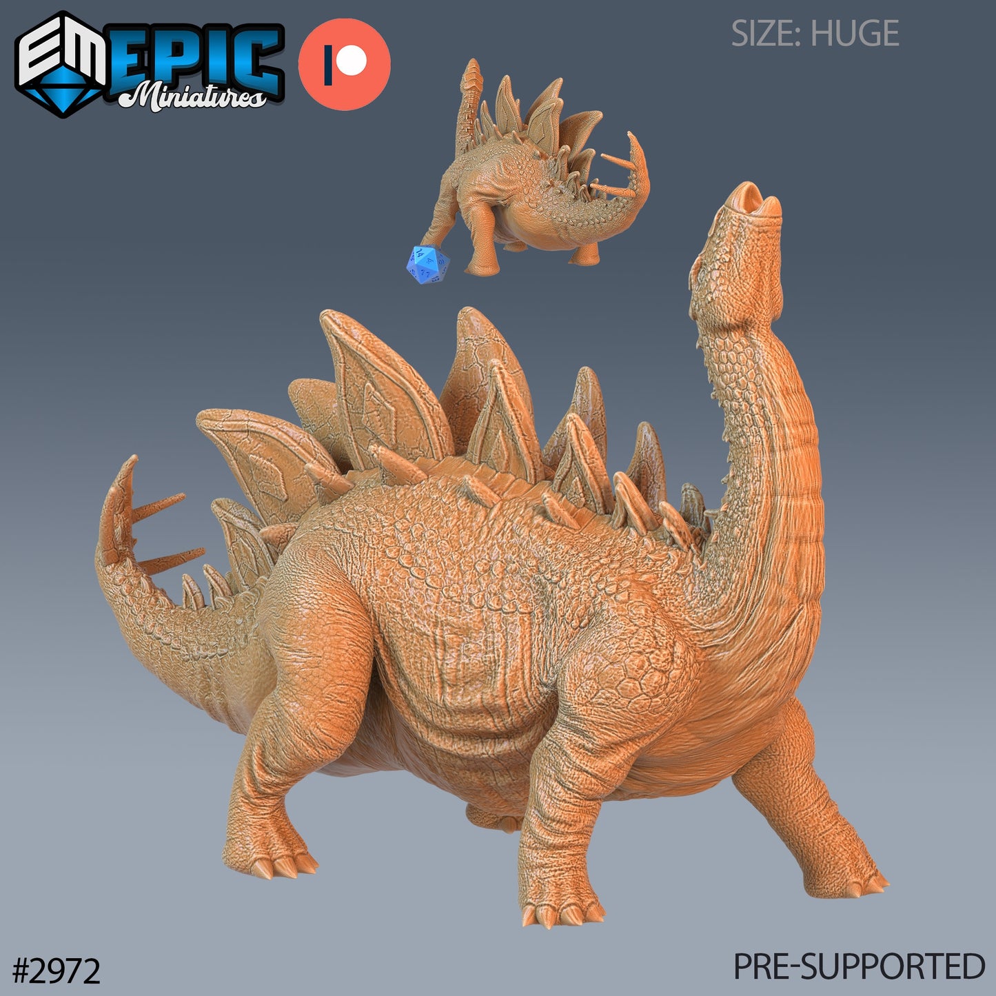 Stegosaurus (3 Variants Available) - Epic Miniatures