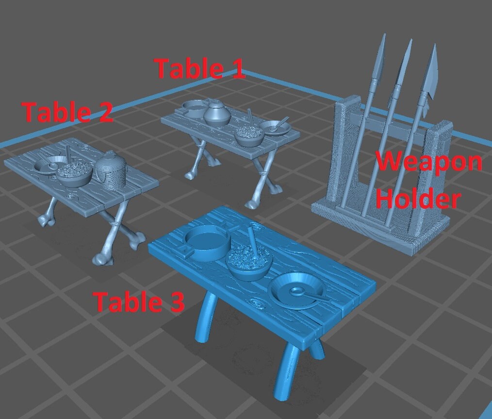 Jurassic Shop Accessories Set - Epic Miniatures