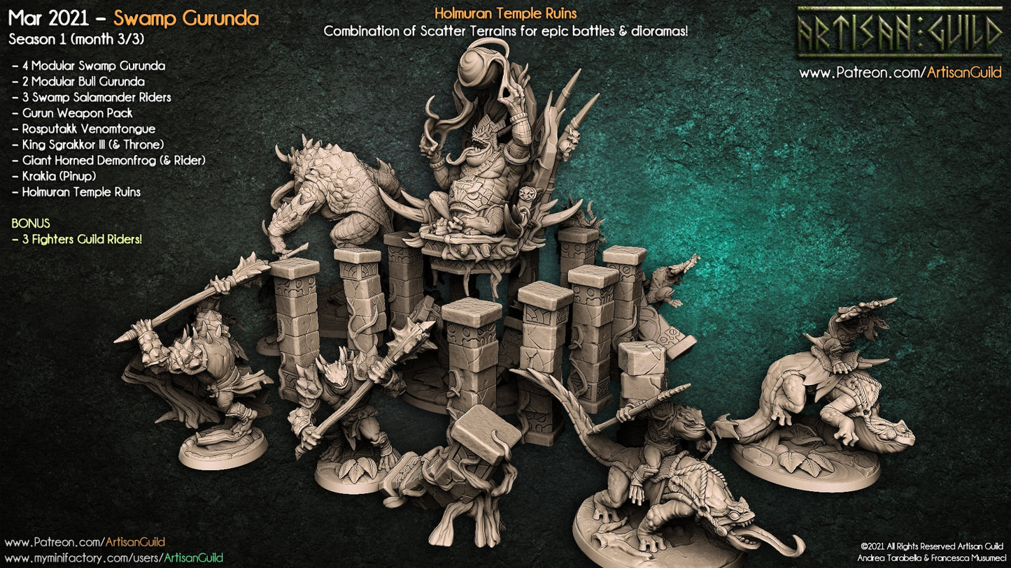 Holmuran Temple Ruins - Terrain Set - Artisan Guild