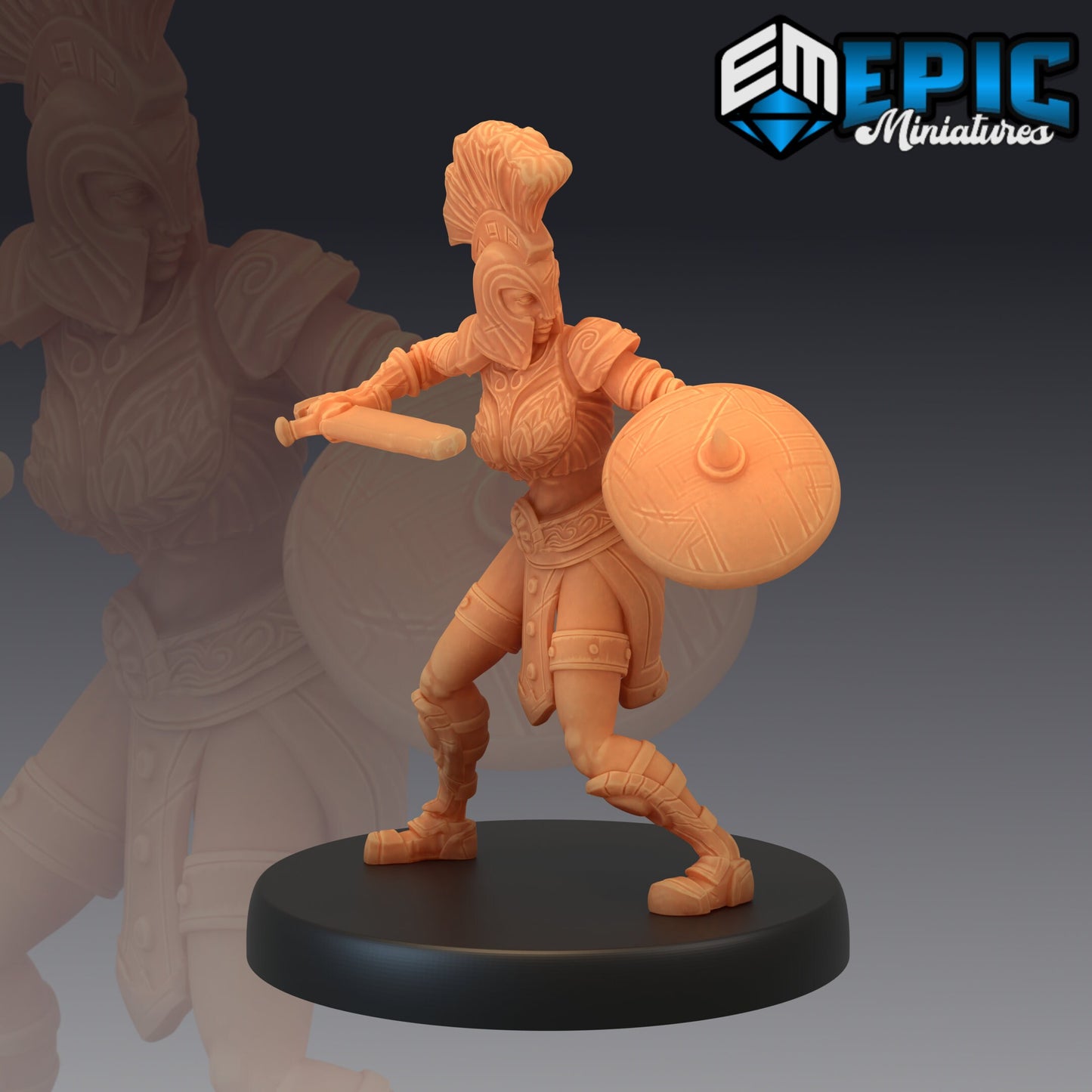 Female Gladiator (3 Variants) - Epic Miniatures