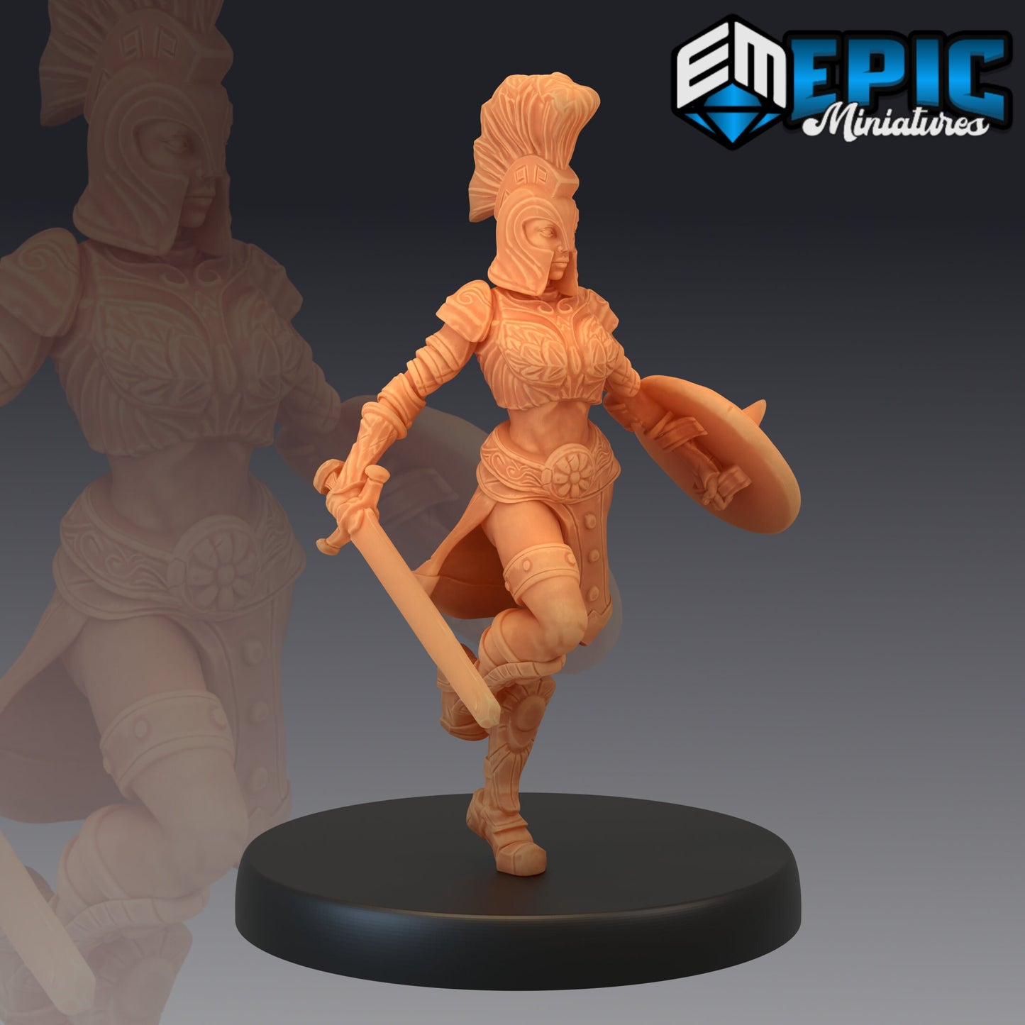 Female Gladiator (3 Variants) - Epic Miniatures
