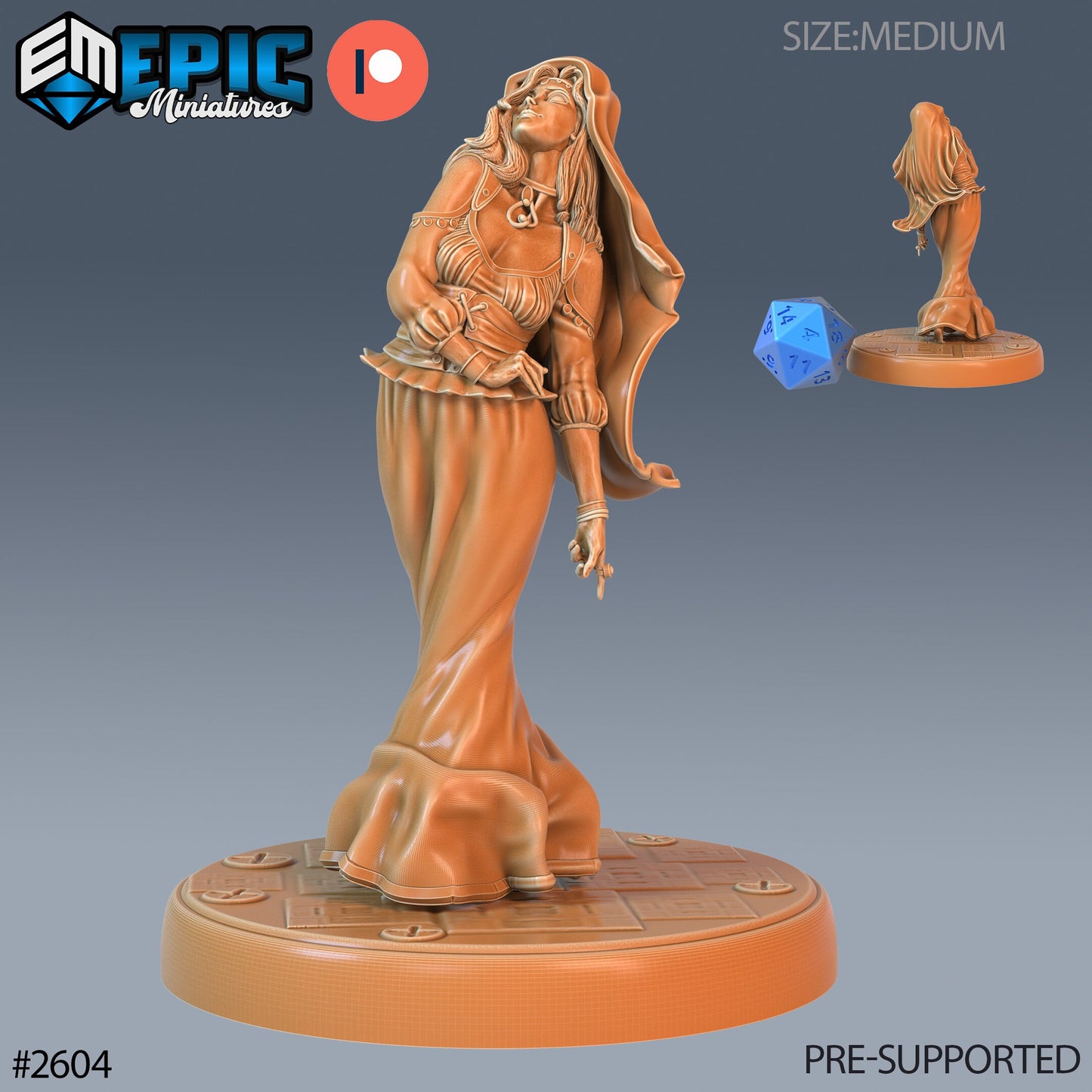 Fortune Teller (3 Variants Available) - Epic Miniatures