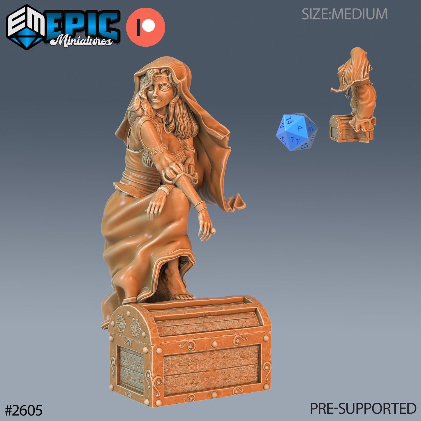 Fortune Teller (3 Variants Available) - Epic Miniatures