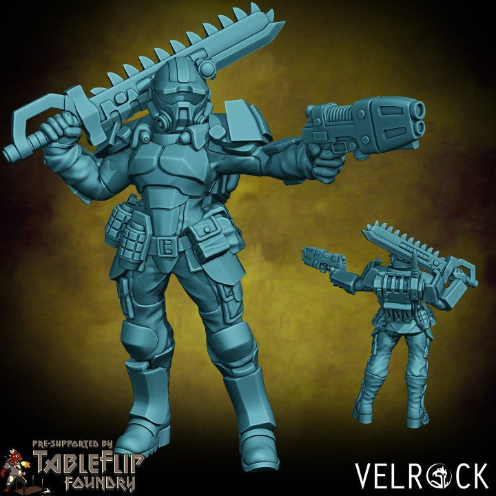 Tempest Guardsmen Elites - Female Squad (8 Variants Available) - Velrock