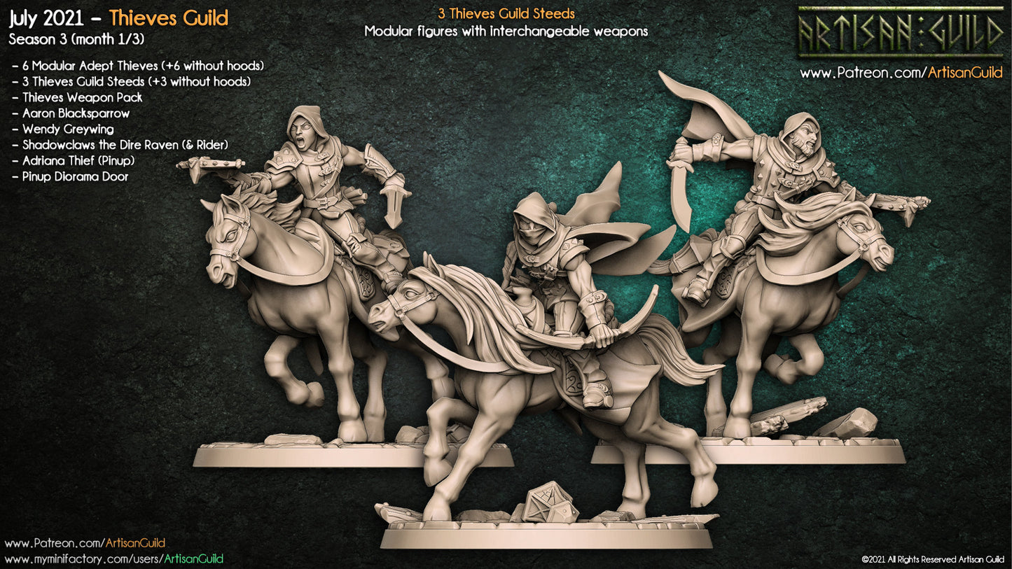 Thieves Guild Riders - Cowled (3 Variants Available) - Artisan Guild