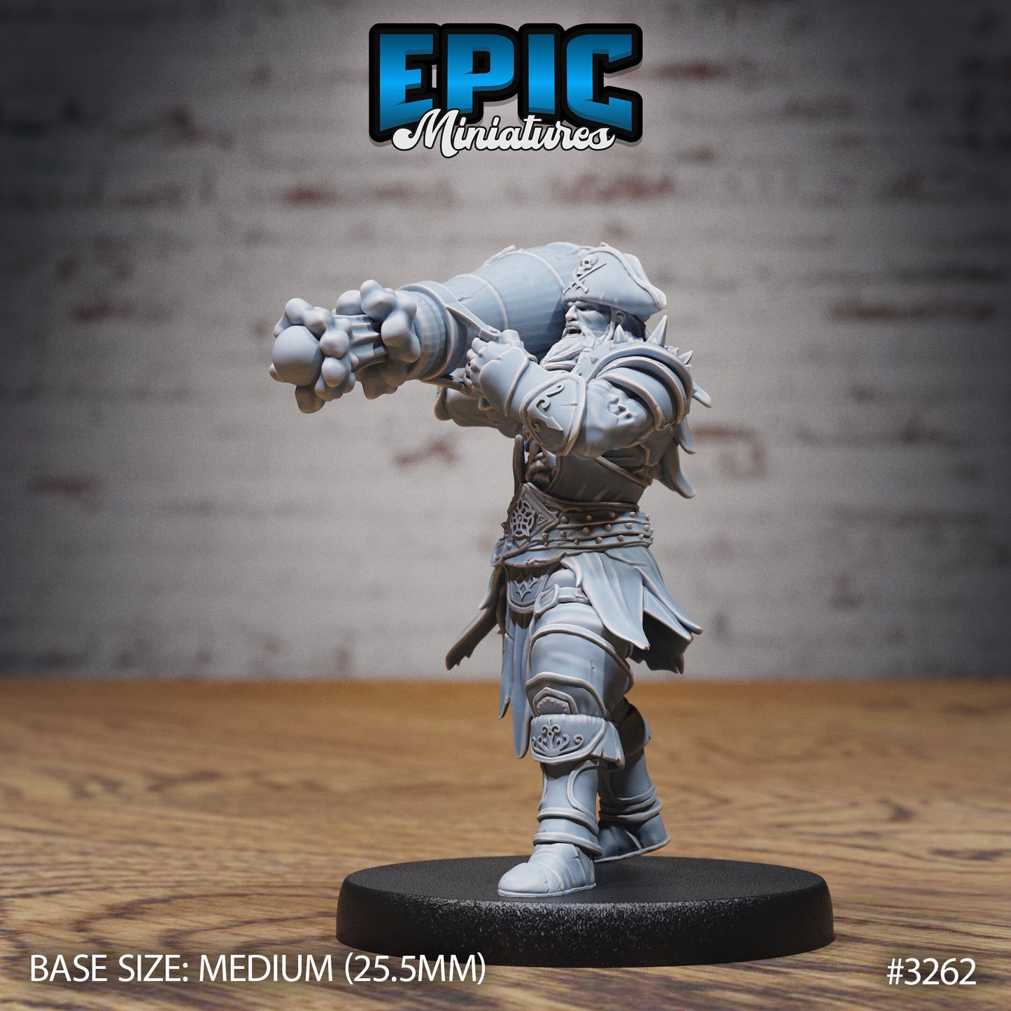 Cursed Captain (3 Variants Available) - Epic Miniatures