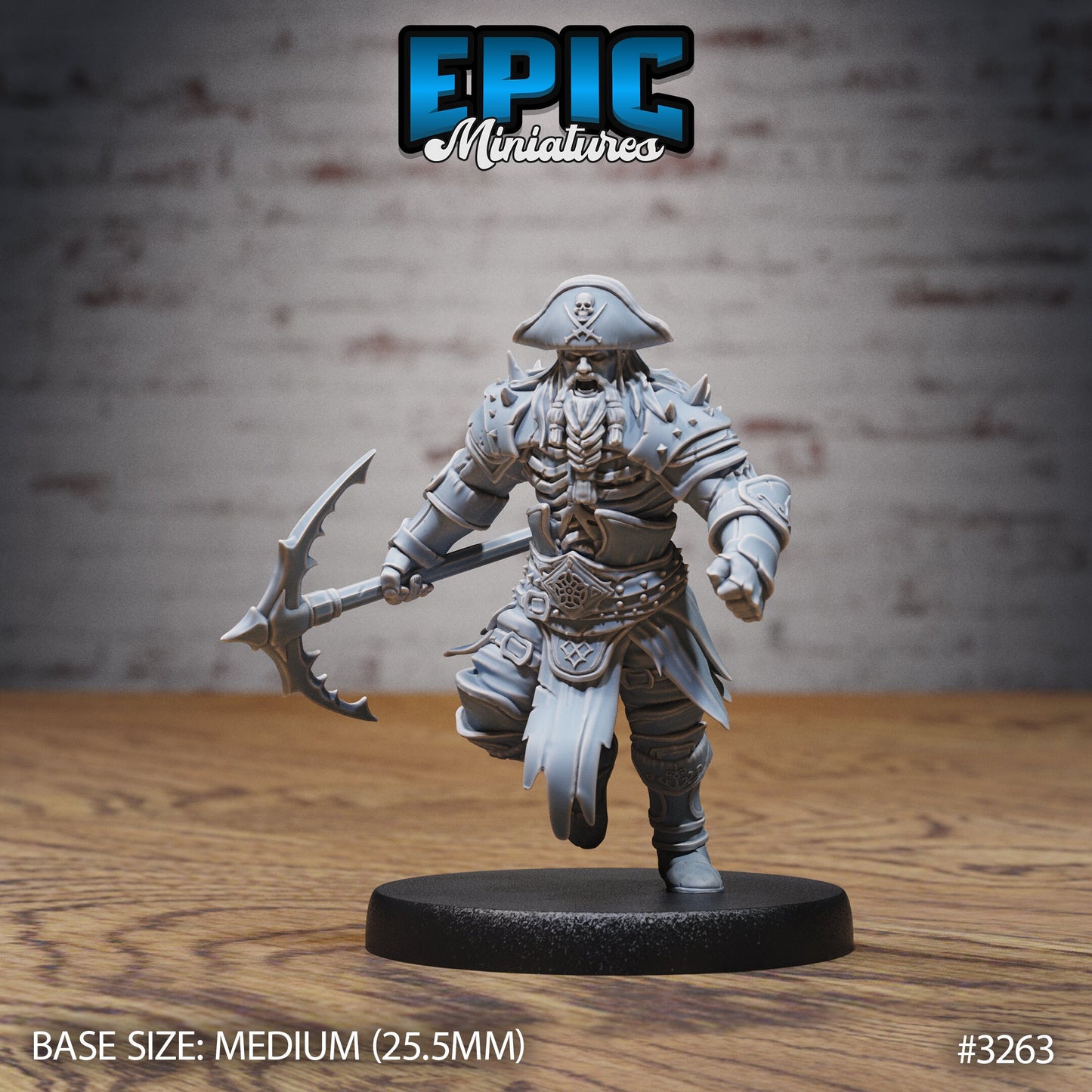 Cursed Captain (3 Variants Available) - Epic Miniatures