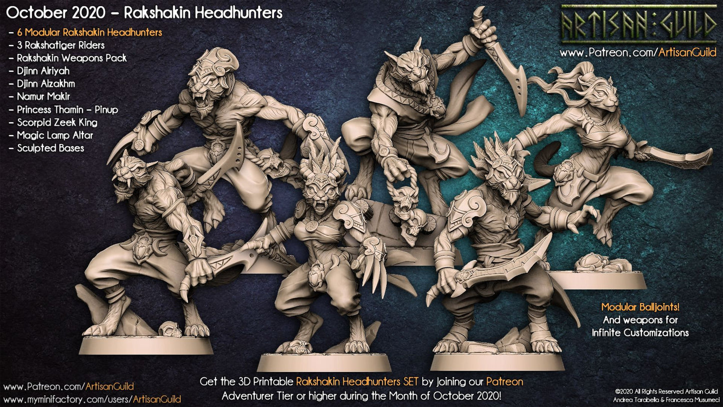 Rakshakin Headhunters (6 Variants Available) - Artisan Guild
