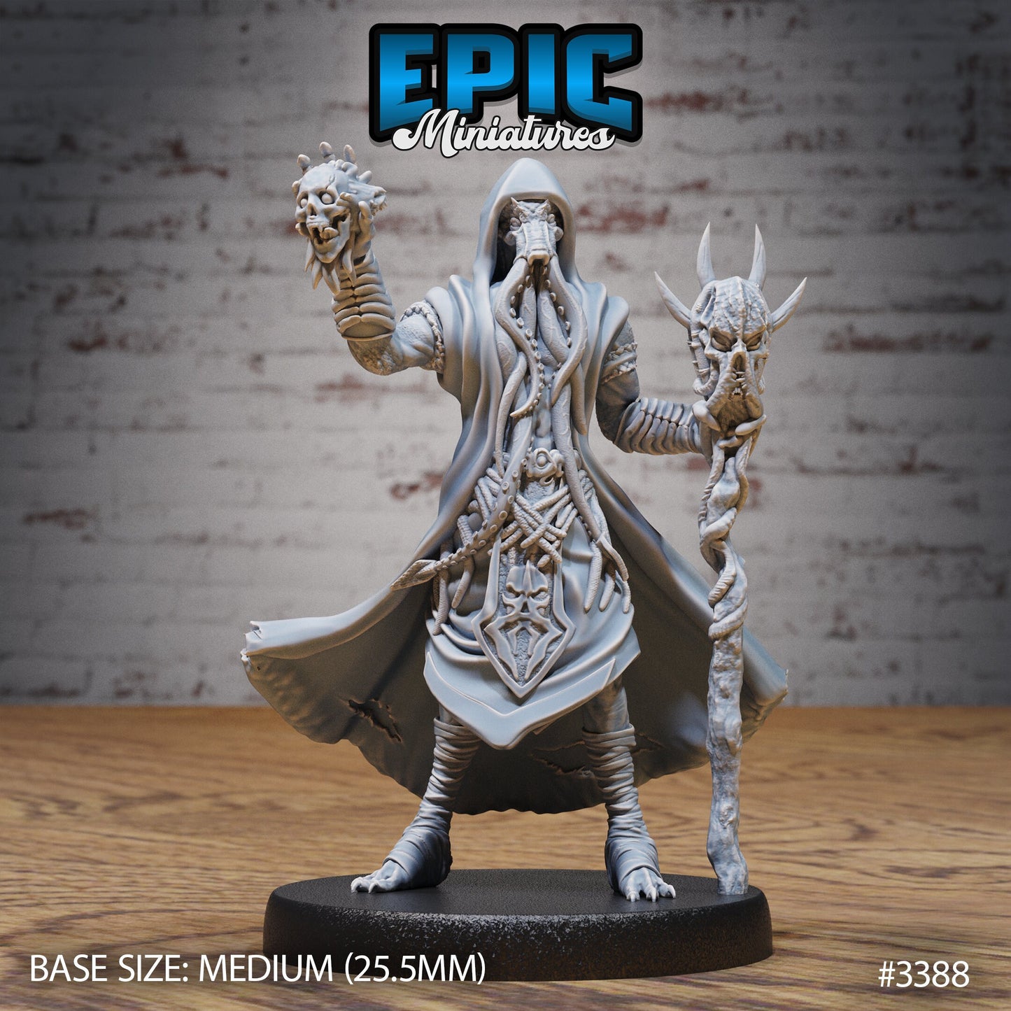 Mind Eater Cult Mage (3 Variants Available) - Epic Miniatures