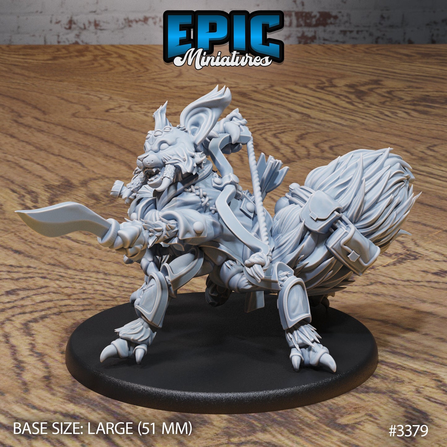 Fluffy Cat Spider (3 Variants Available) - Epic Miniatures