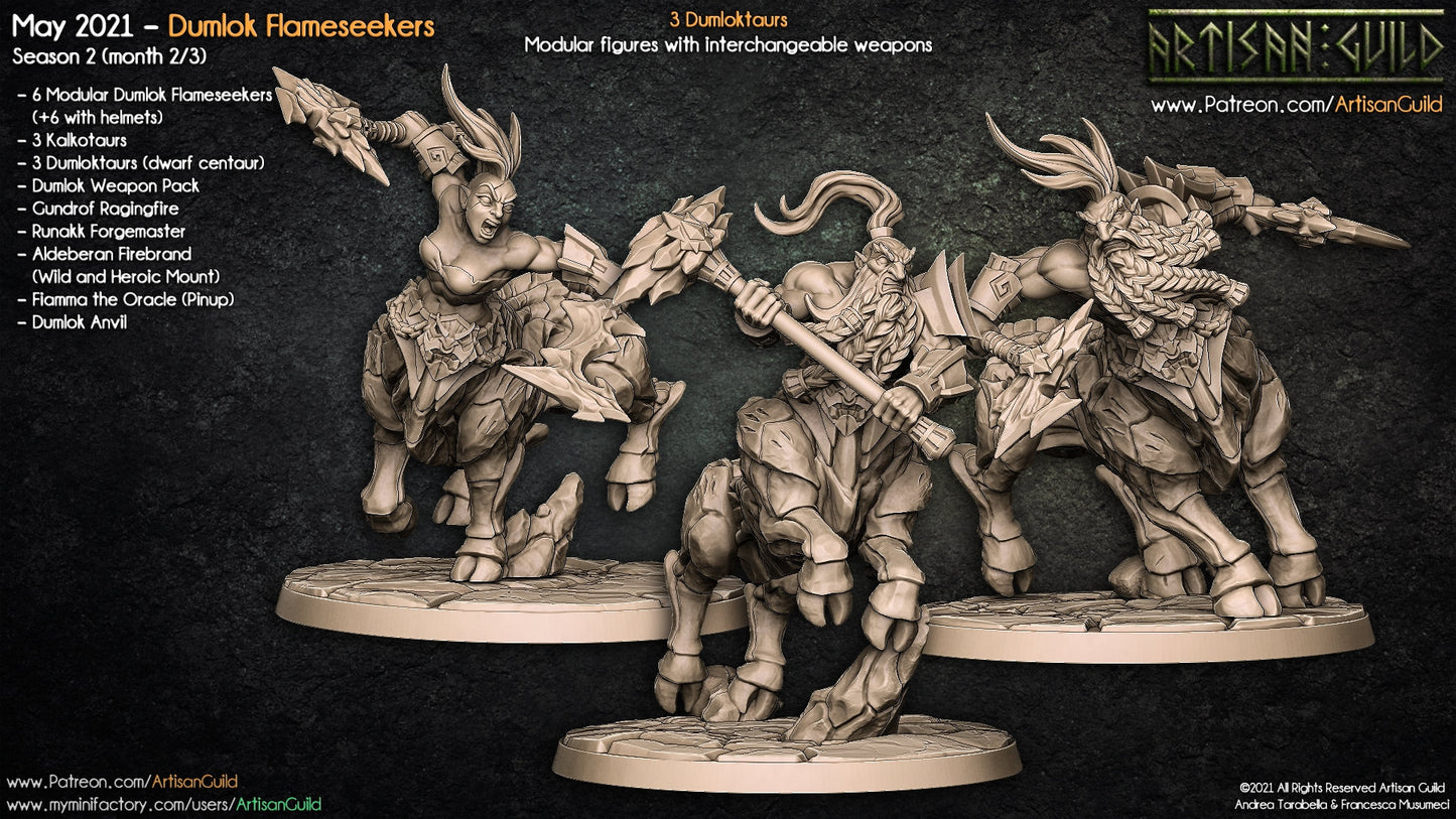 Dumloktaurs (3 Variants Available) - Artisan Guild