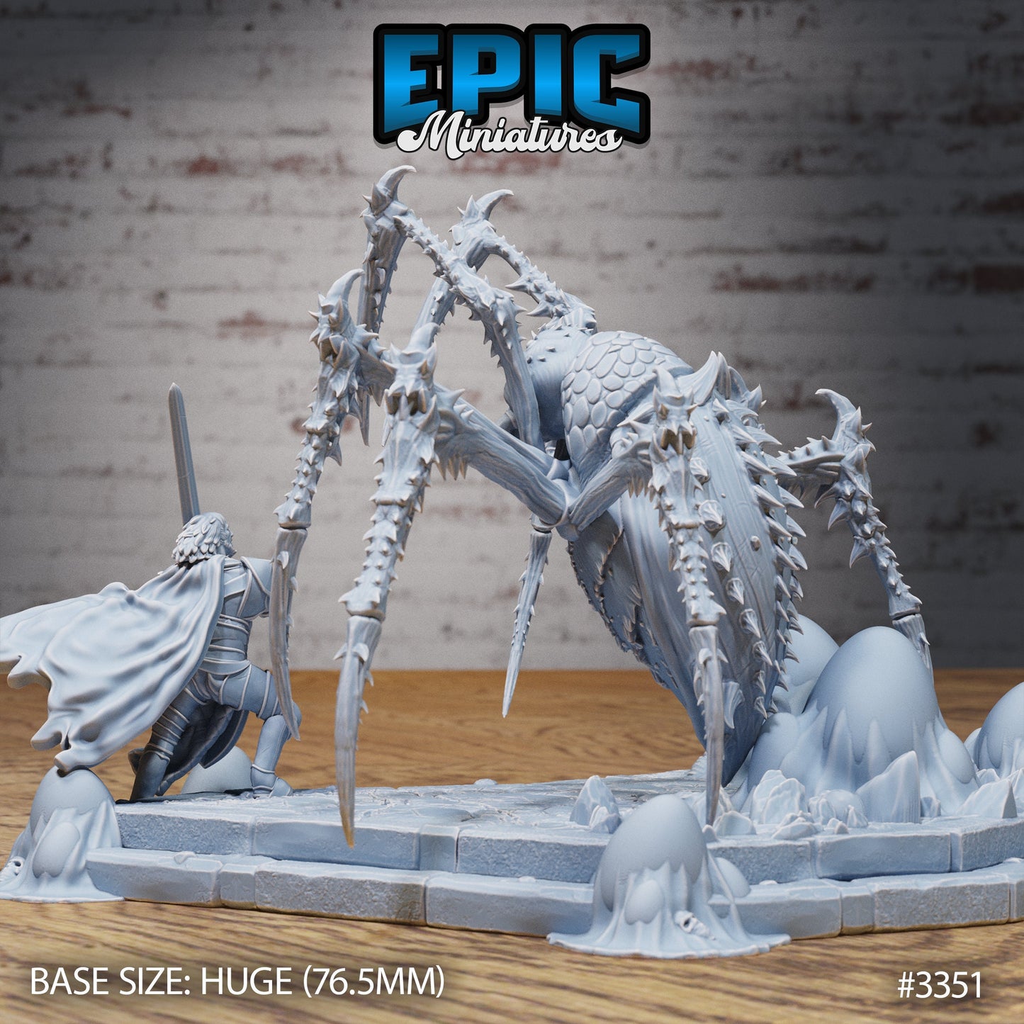 Giant Jungle Spider (3 Variants Available) - Epic Miniatures