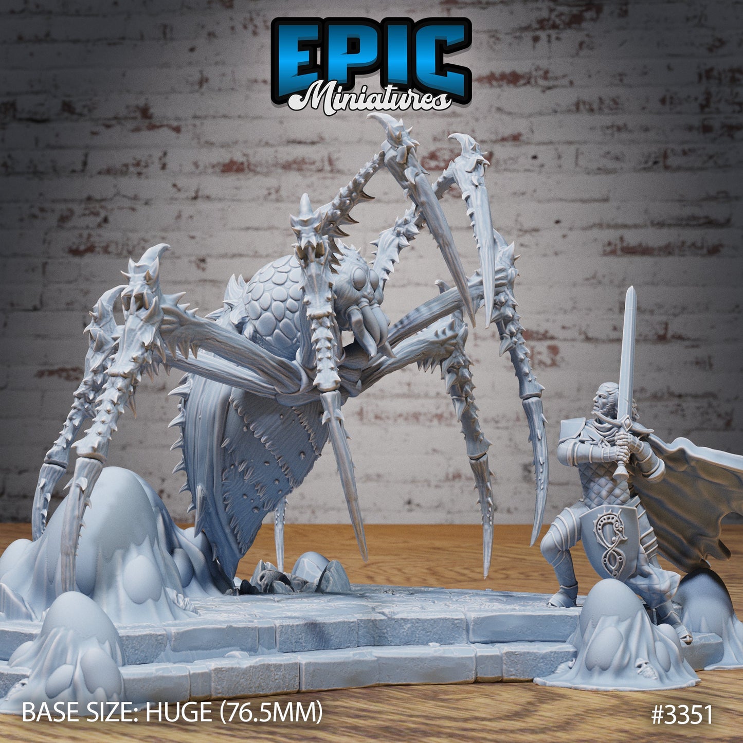 Giant Jungle Spider (3 Variants Available) - Epic Miniatures