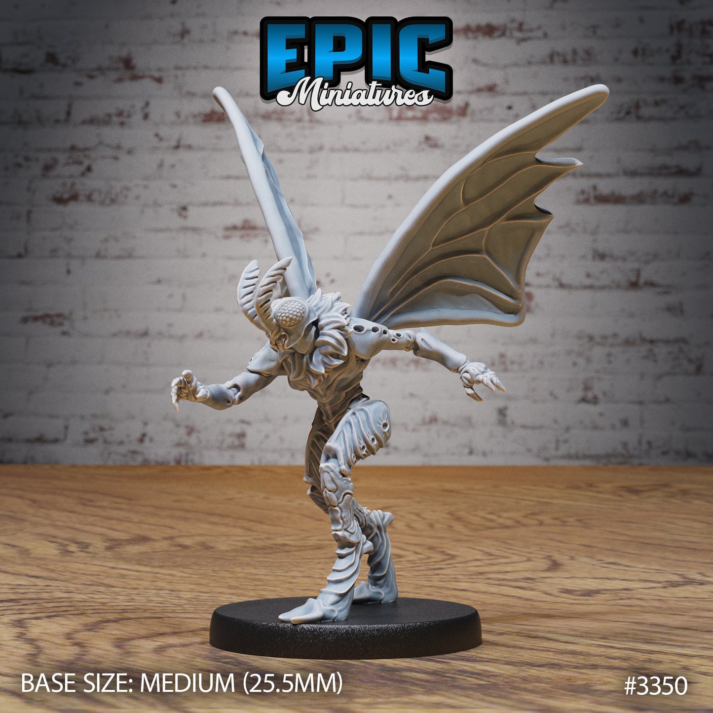 Moth Folk Warrior (3 Variants Available) - Epic Miniatures