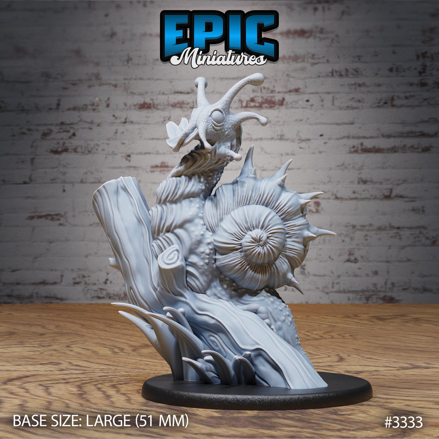 Giant Jungle Snail (3 Variants Available) - Epic Miniatures