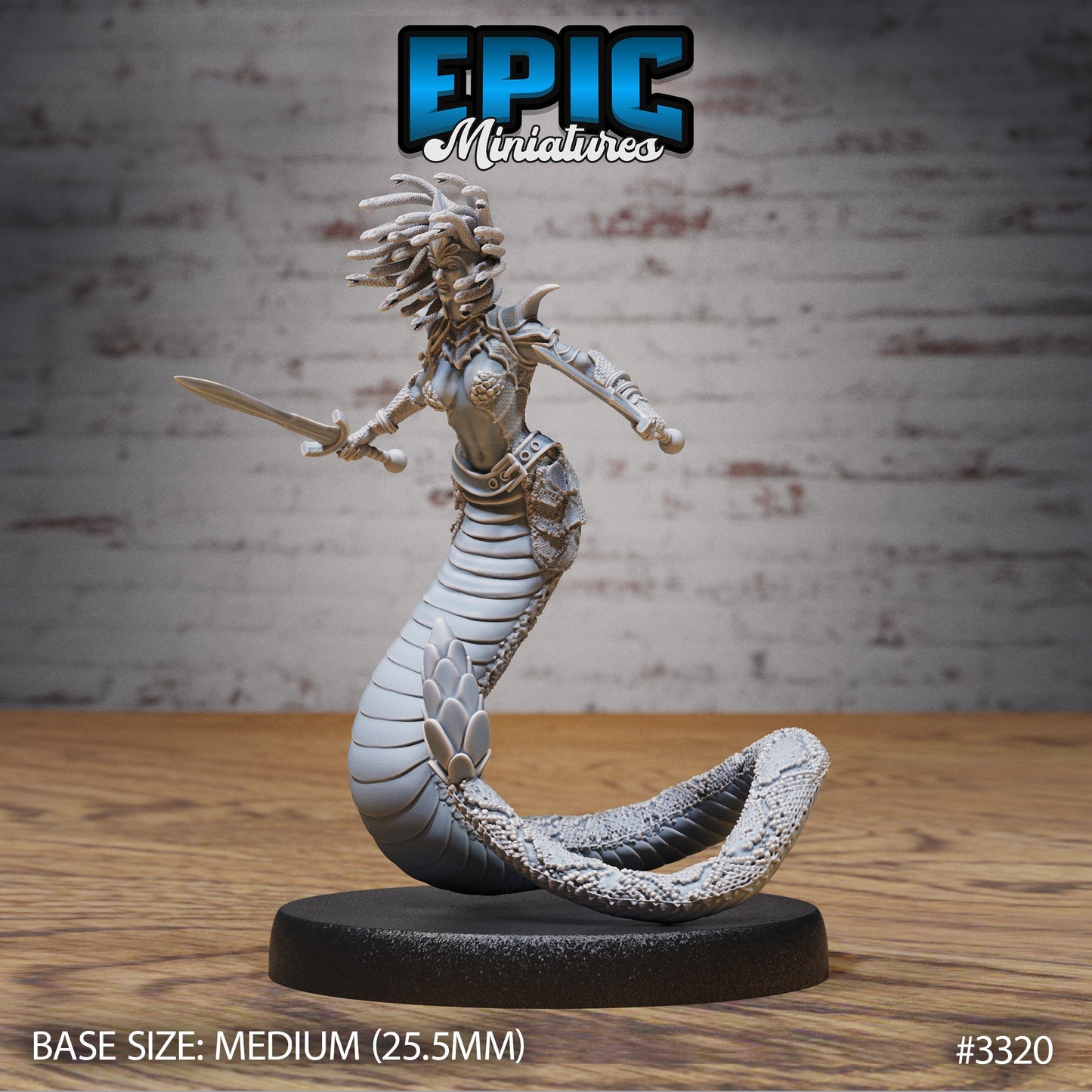 Gorgon Sisters Medusa (3 Variants Available) - Epic Miniatures