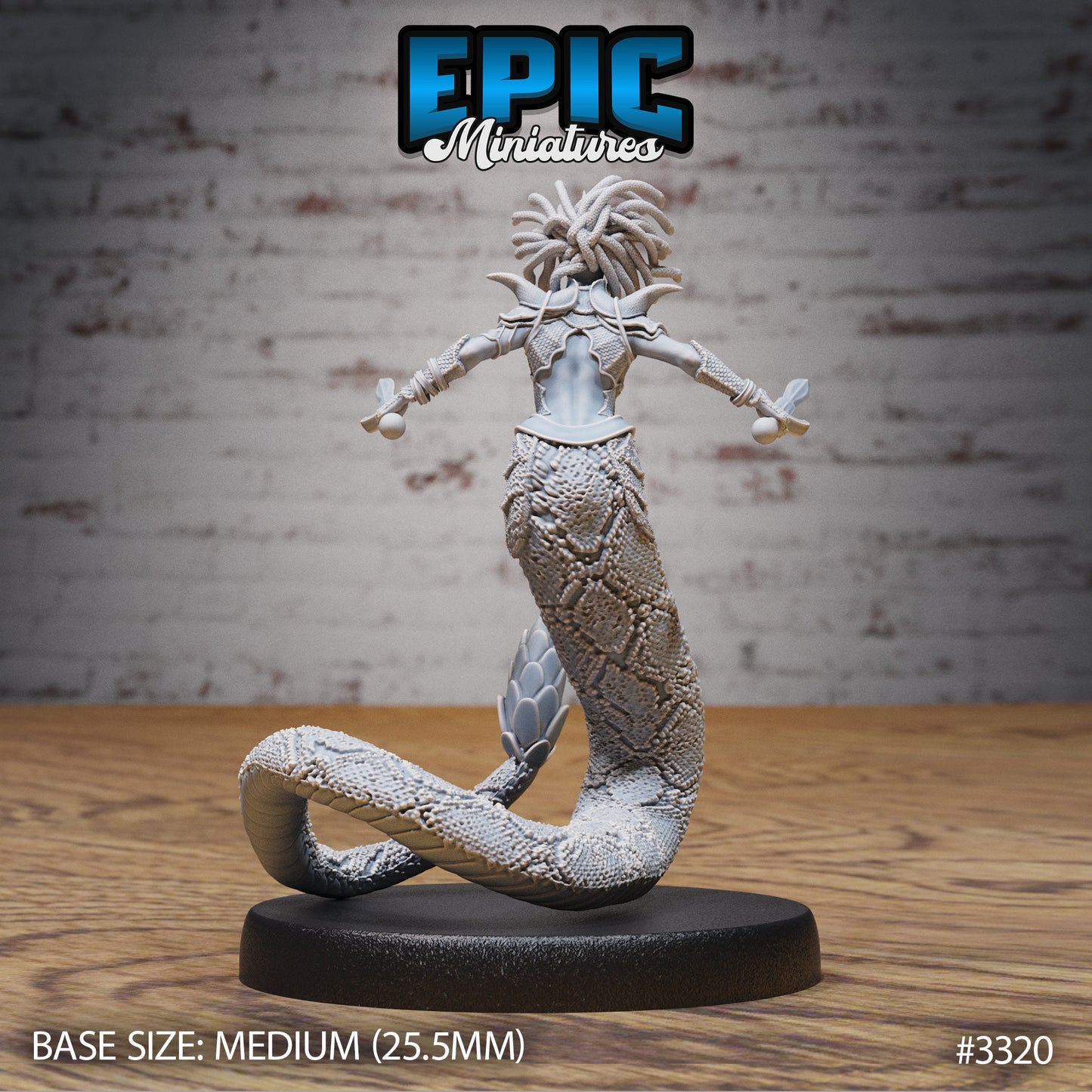 Gorgon Sisters Medusa (3 Variants Available) - Epic Miniatures