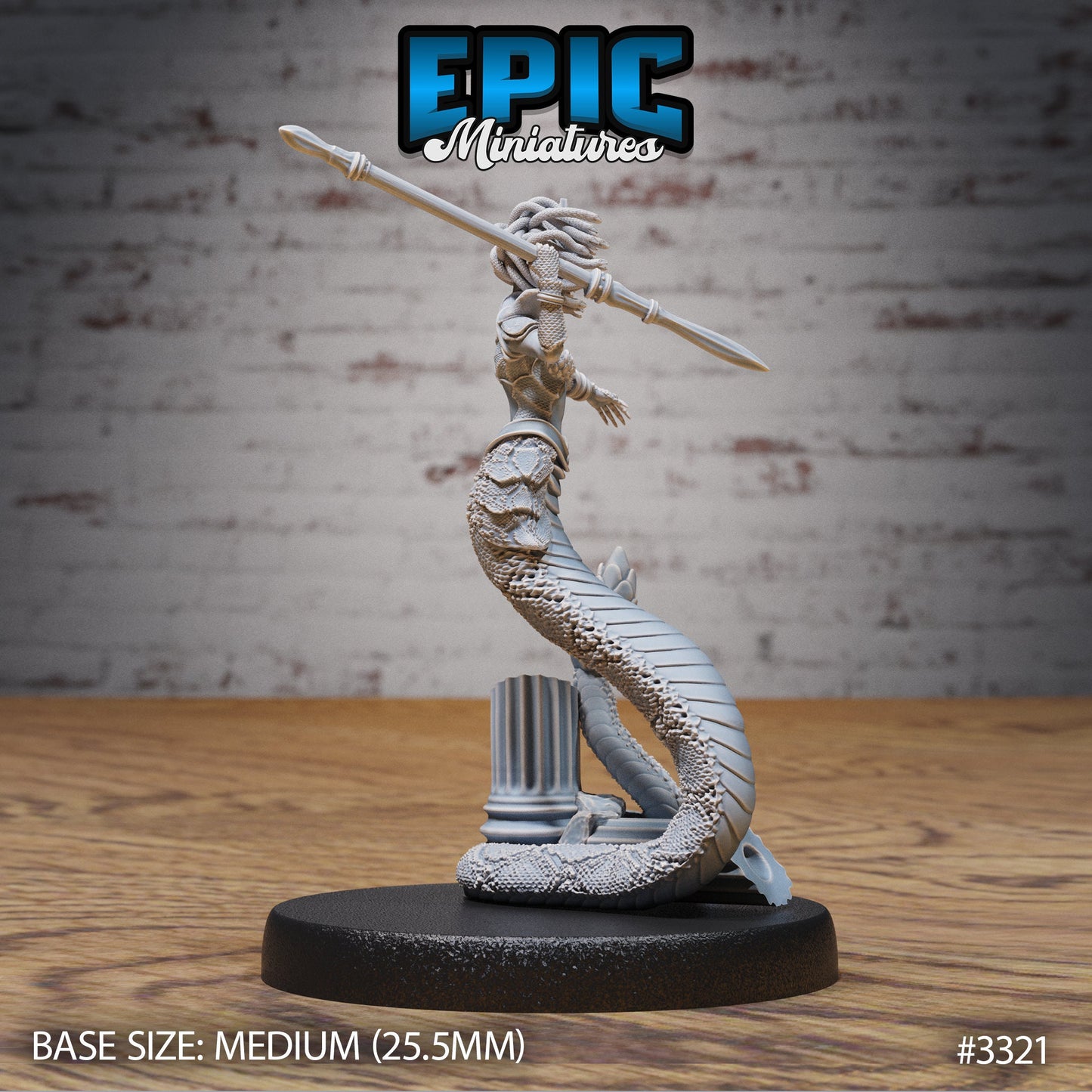 Gorgon Sisters Medusa (3 Variants Available) - Epic Miniatures