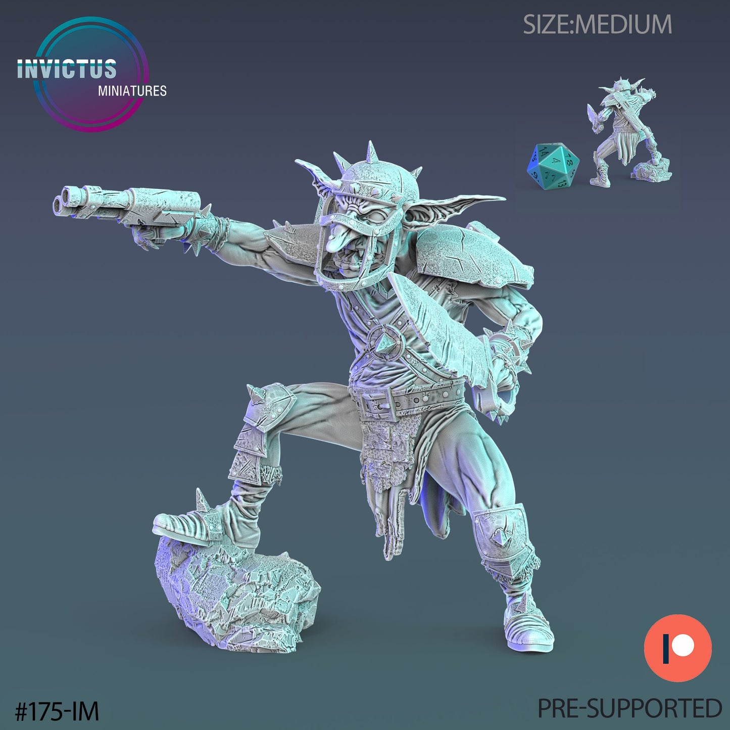 Space Goblin (3 Variants Available) - Invictus Miniatures