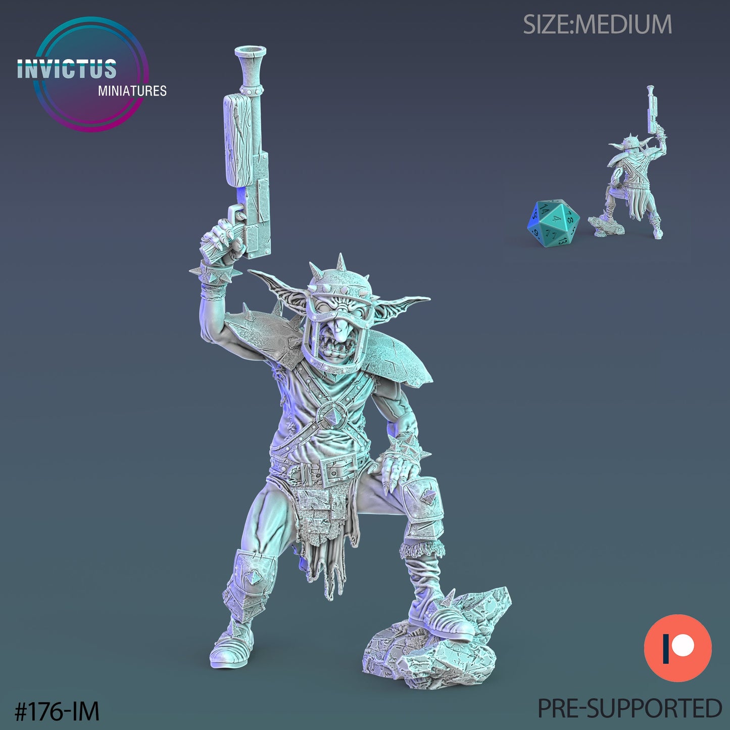 Space Goblin (3 Variants Available) - Invictus Miniatures