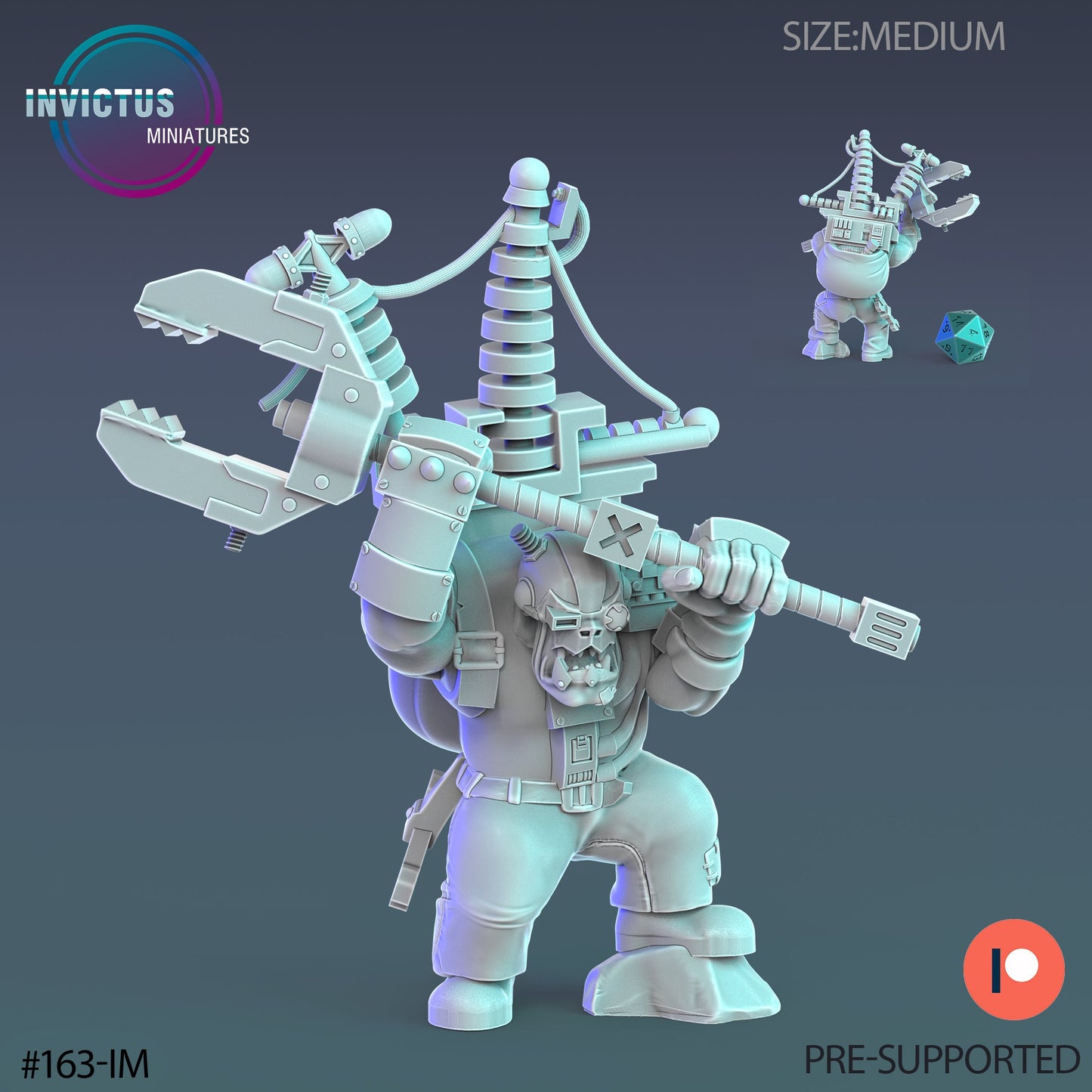 Orc Mechanic (3 Variants Available) - Invictus Miniatures