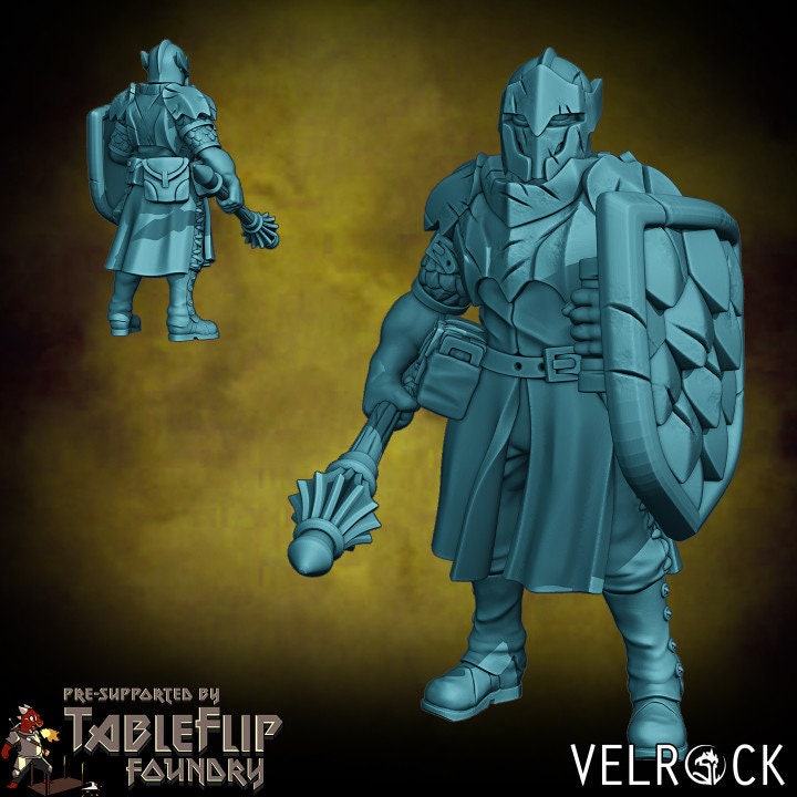 Armoured Cleric (2 Variants Available) - Velrock