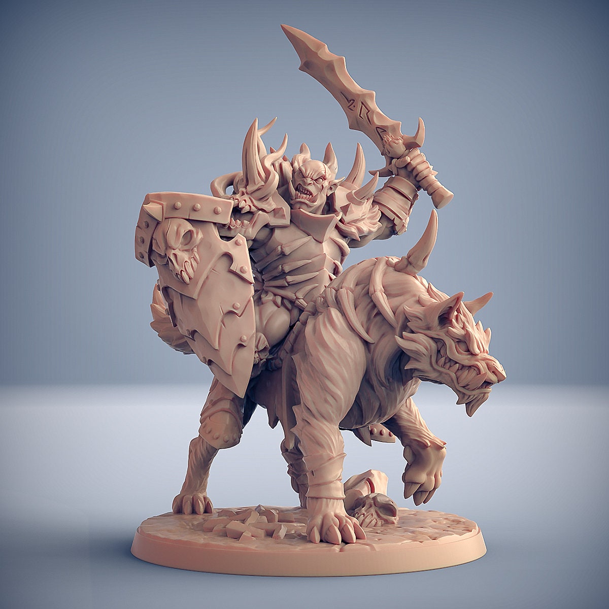 Frostmetal Worg Riders (3 Variants Available) - Artisan Guild