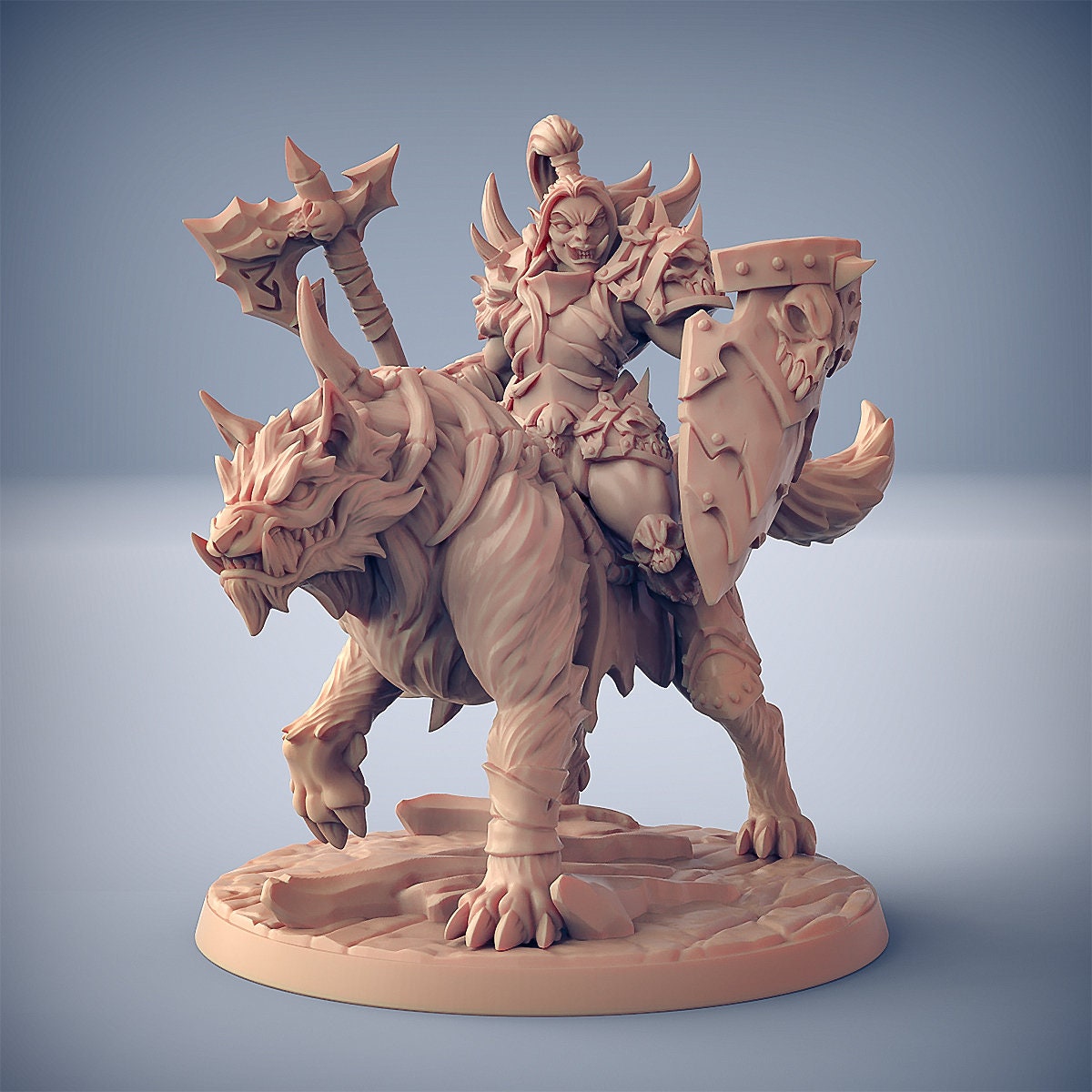 Frostmetal Worg Riders (3 Variants Available) - Artisan Guild