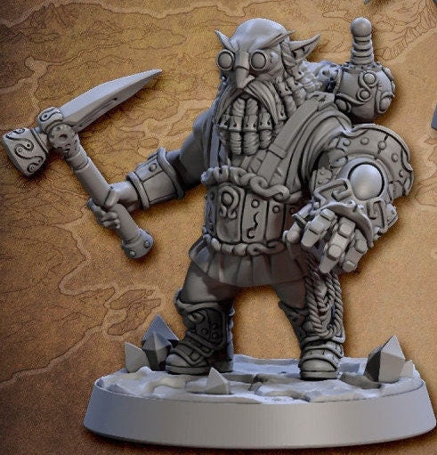 Golemmar Gnome A (2 Variants Available) - Artisan Guild
