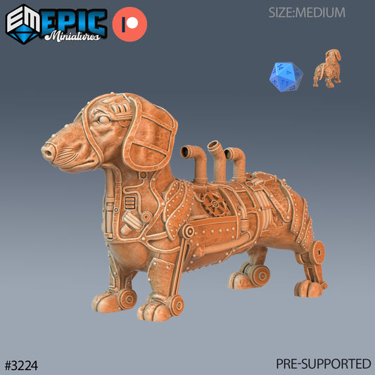 Construct Dachshund (3 Variants Available) - Epic Miniatures